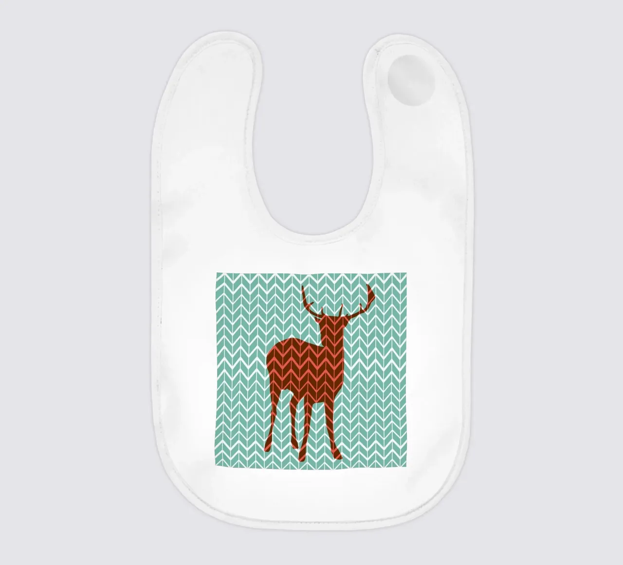 Oh Deer ! baby bib by Vintage Skies