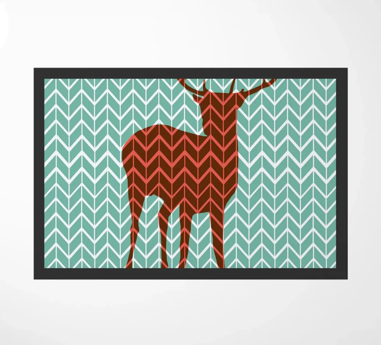 Oh Deer ! doormat by Vintage Skies