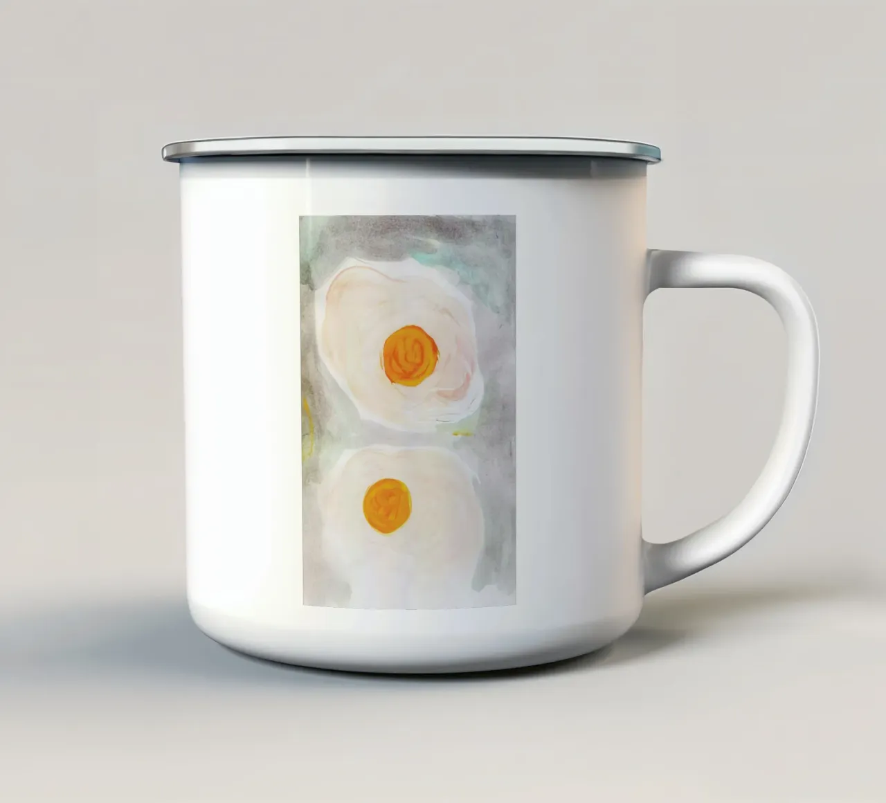 All You Can taza de esmalte de Eva Wünsch