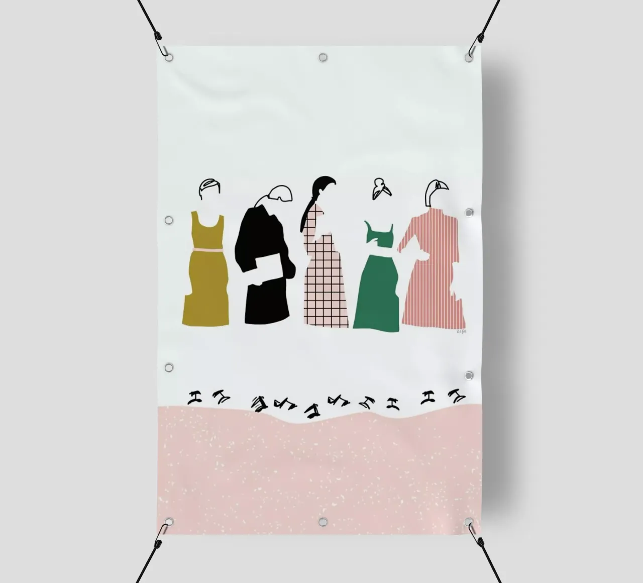 Fashion Line telo in pvc da Linda Gobeta