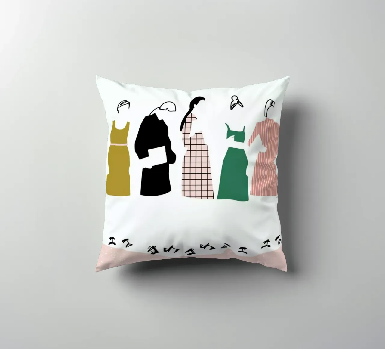 Fashion Line cuscino da Linda Gobeta