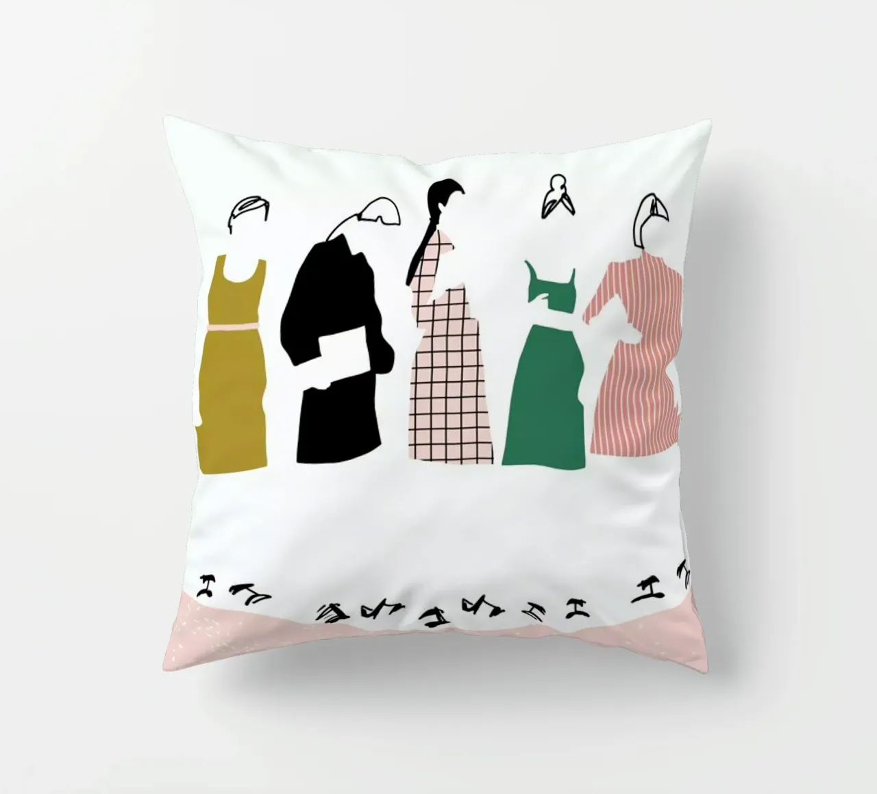 Fashion Line cuscino da Linda Gobeta