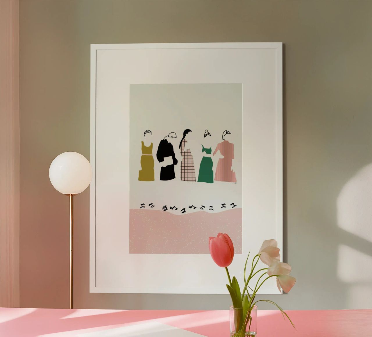 Fashion Line poster by Linda Gobeta