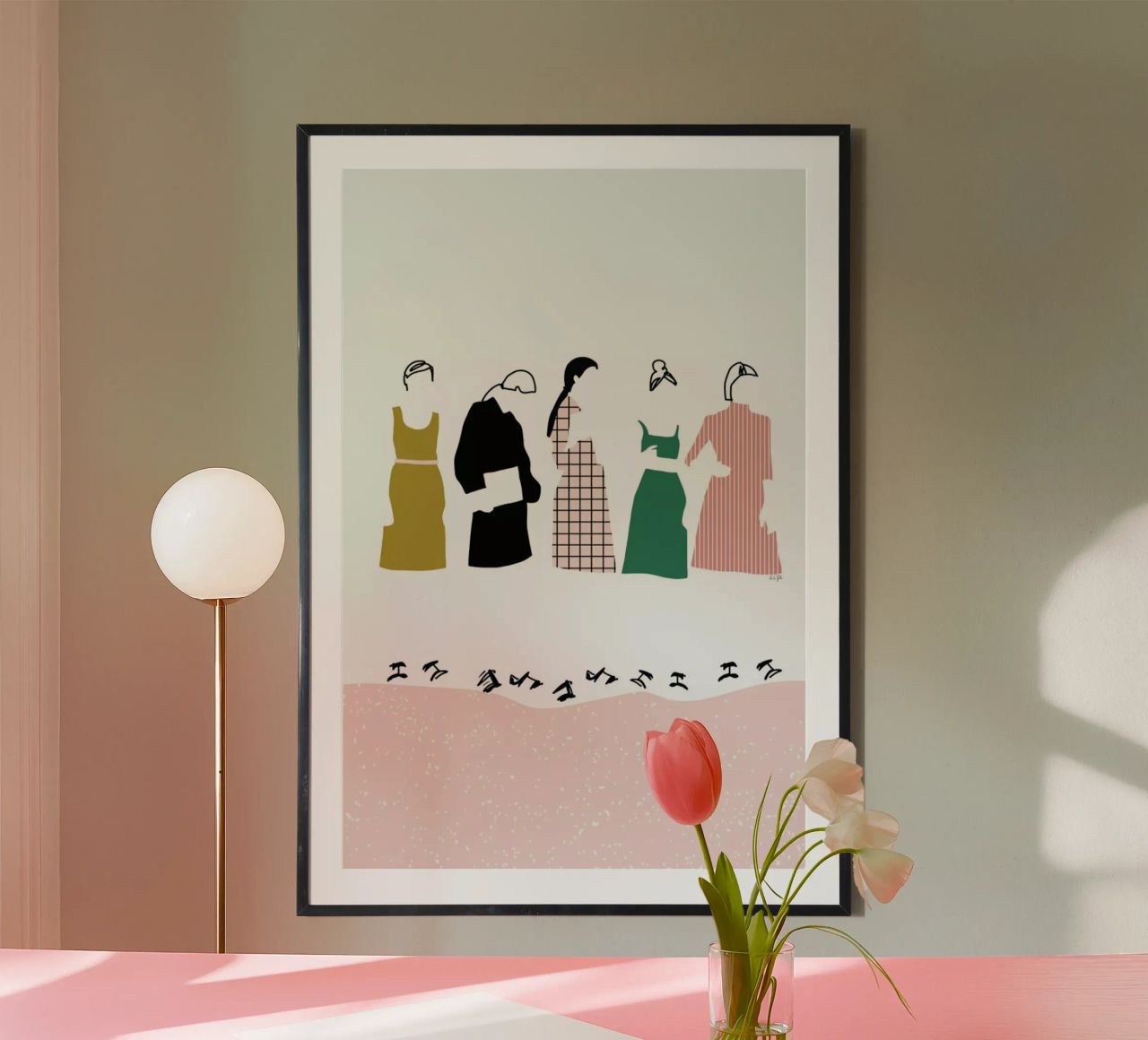 Fashion Line poster by Linda Gobeta
