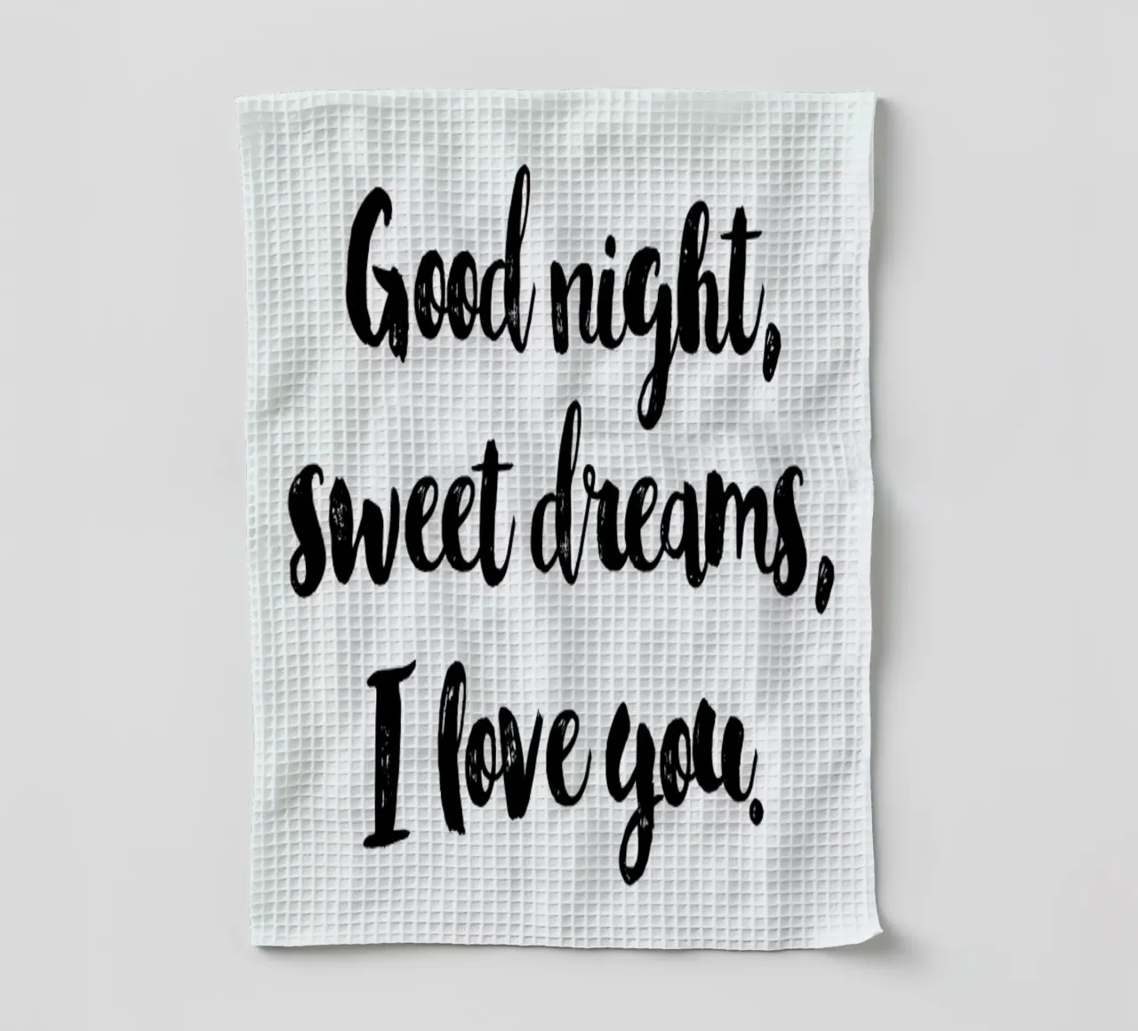 Sweet Dreams canovaccio da cucina da Little Flourishes