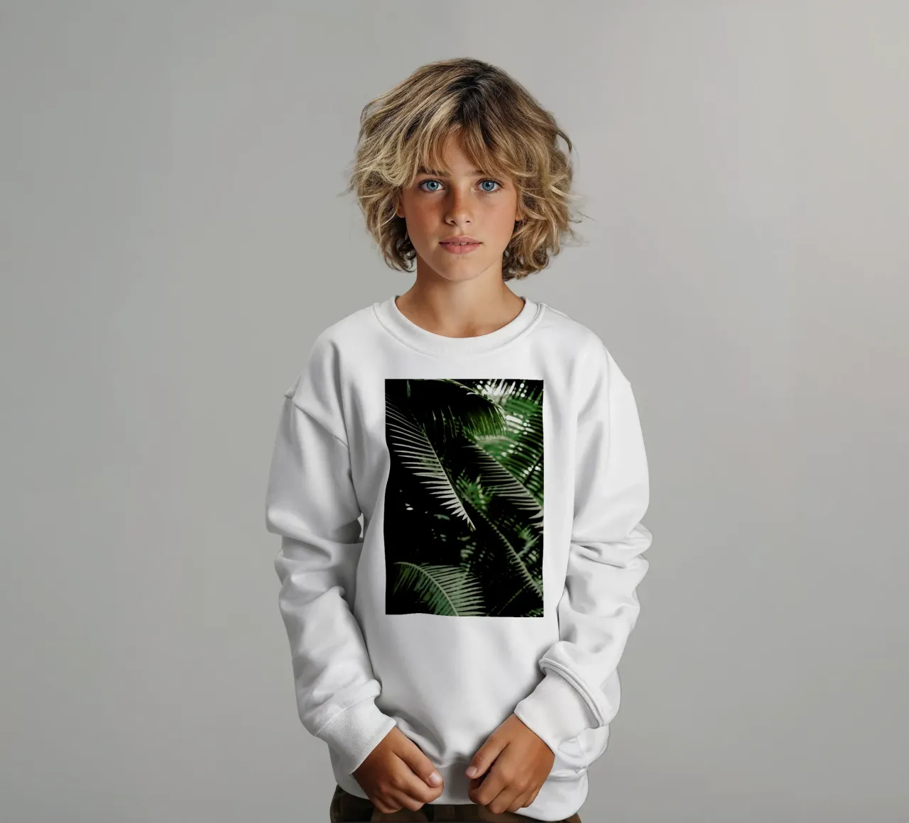 Greenery felpa bambino da Flora & Fauna