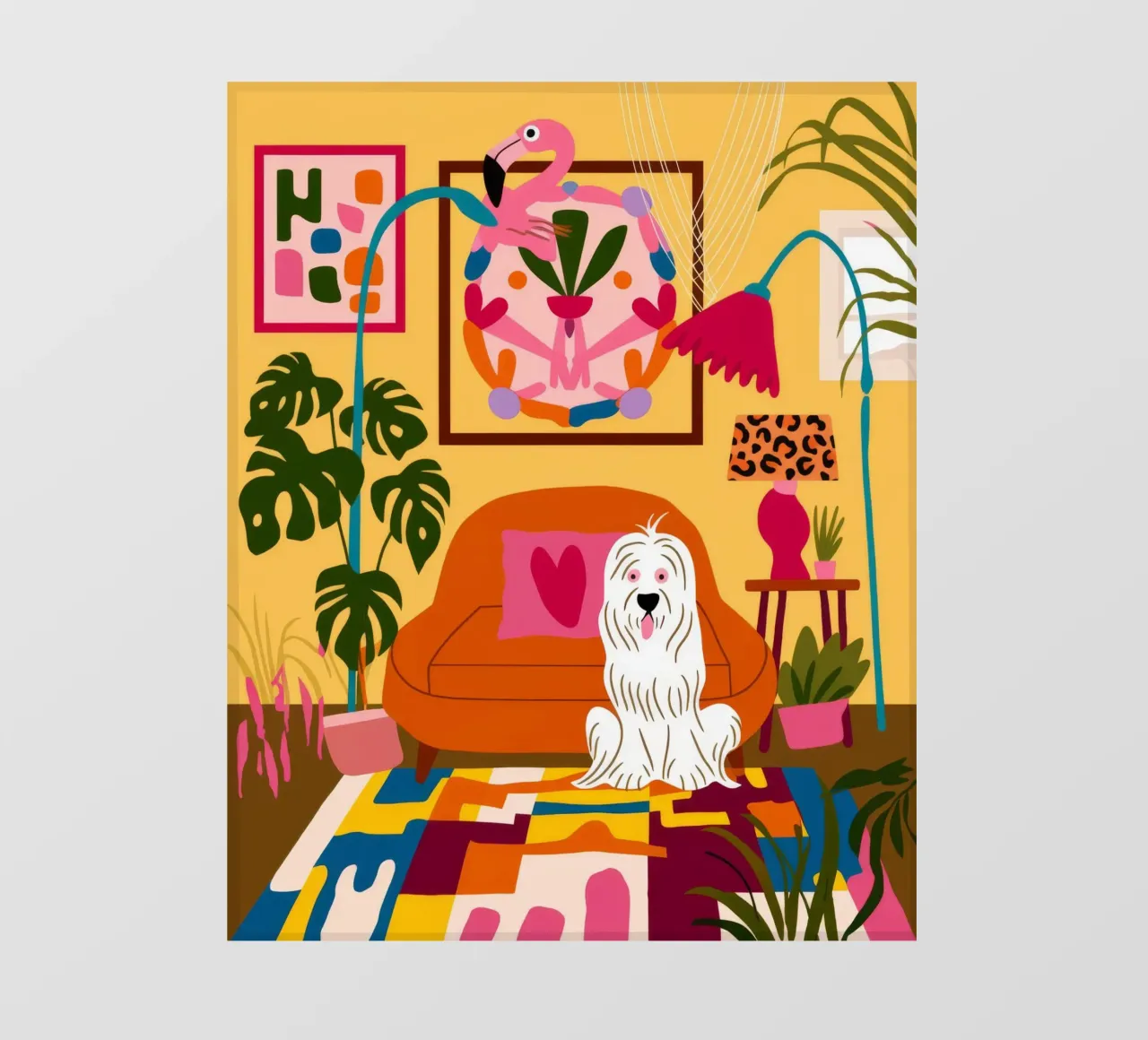 Accogliente angolo canino telo in pvc da Veiled Canvas