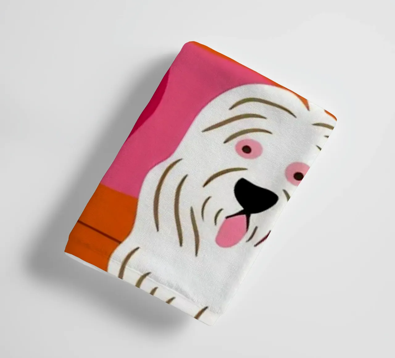 Accogliente angolo canino asciugamano da bagno da Veiled Canvas