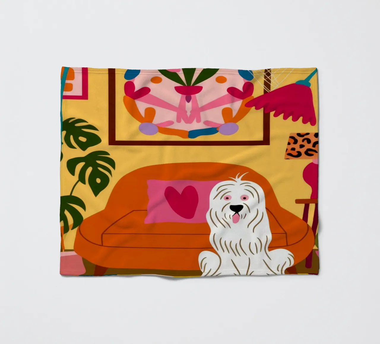 Accogliente angolo canino coperta in pile da Veiled Canvas