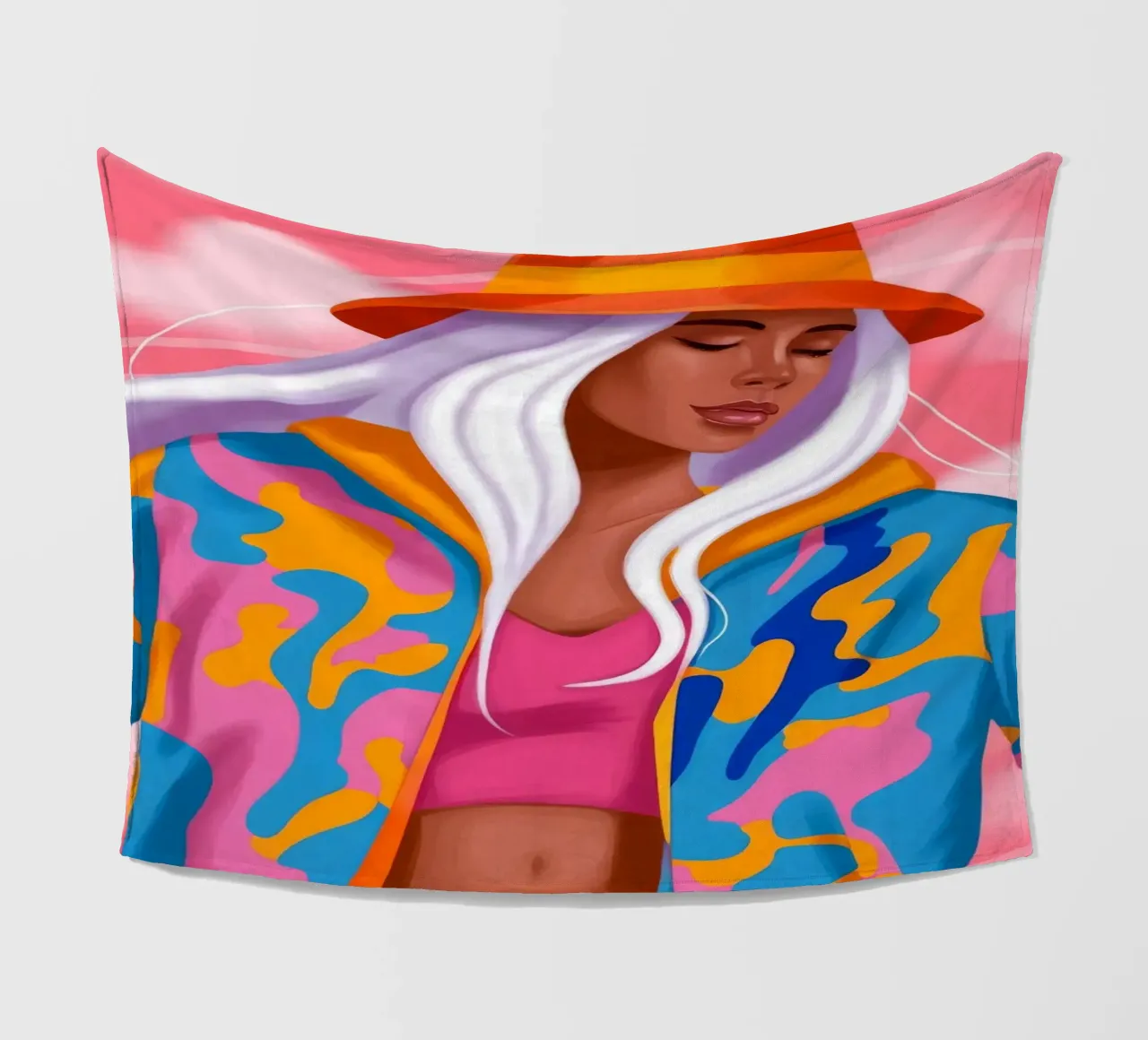 Libertà di flusso alla moda coperta in pile da Veiled Canvas