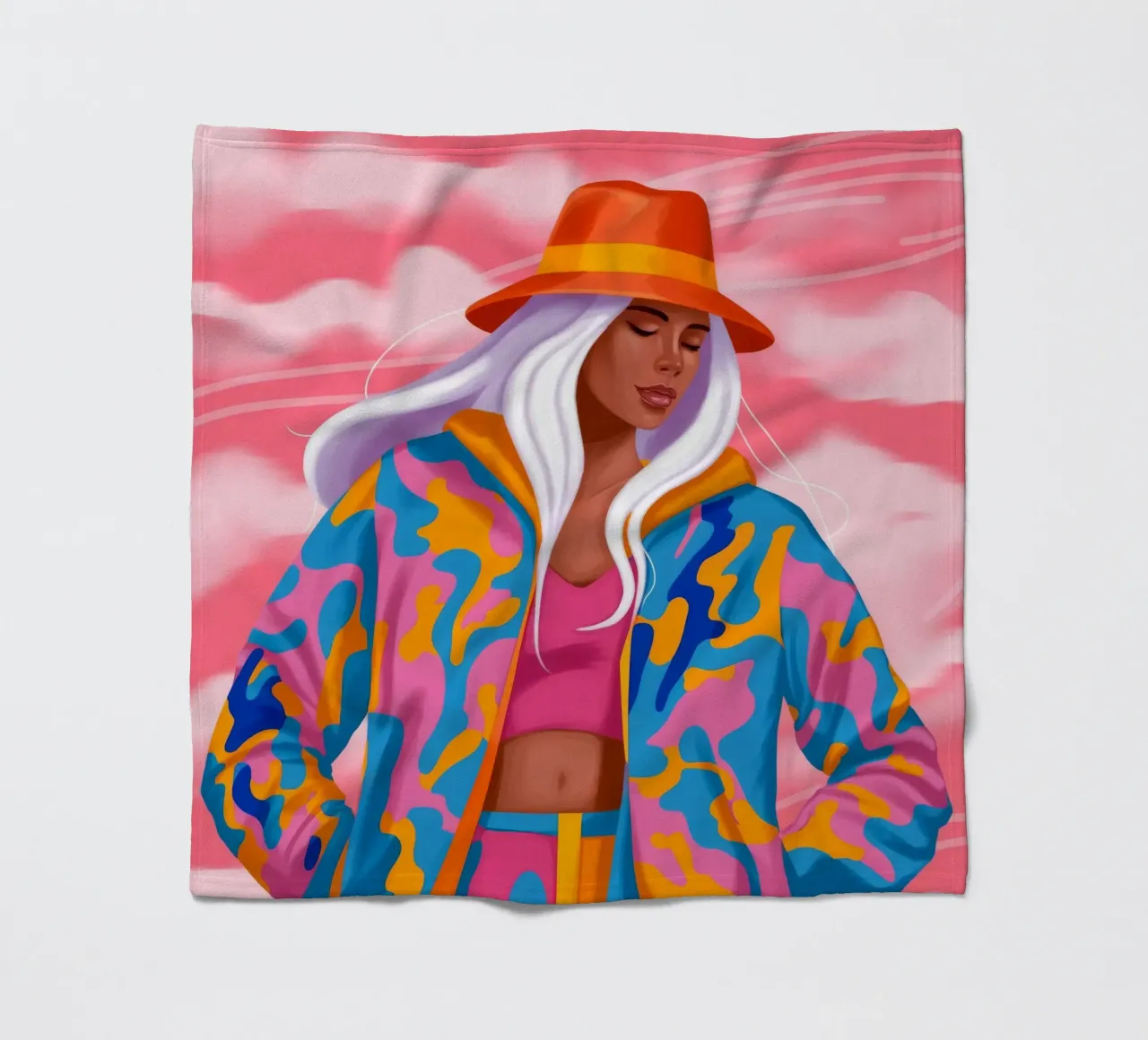 Libertà di flusso alla moda coperta in pile da Veiled Canvas