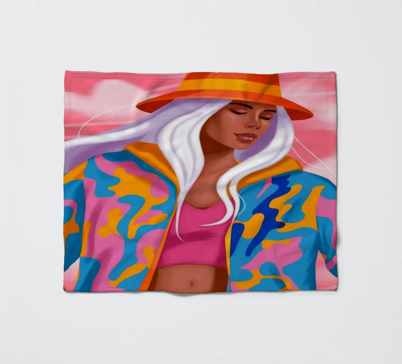 Libertà di flusso alla moda coperta in pile da Veiled Canvas
