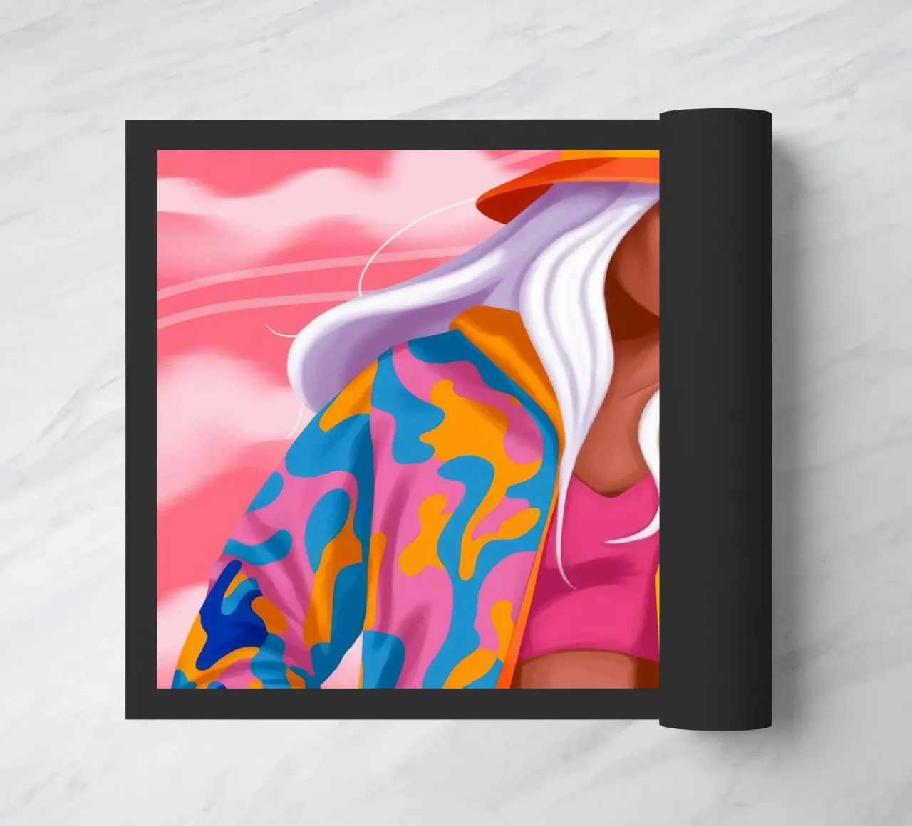Libertà di flusso alla moda zerbino da Veiled Canvas