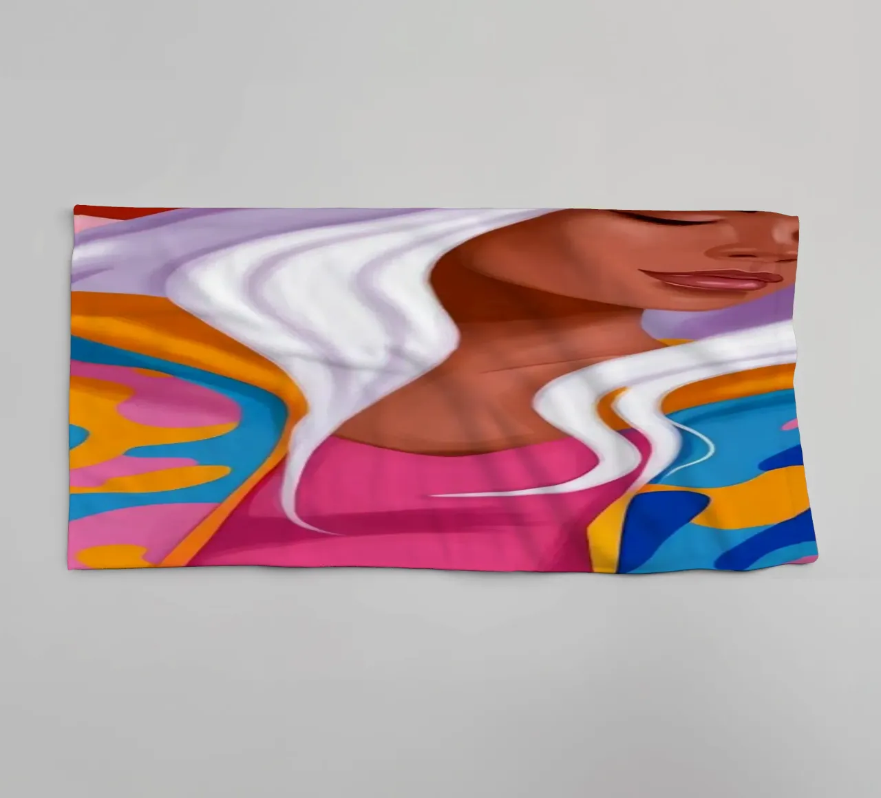 Fashionable Flow Freedom towel by Veiled Canvas