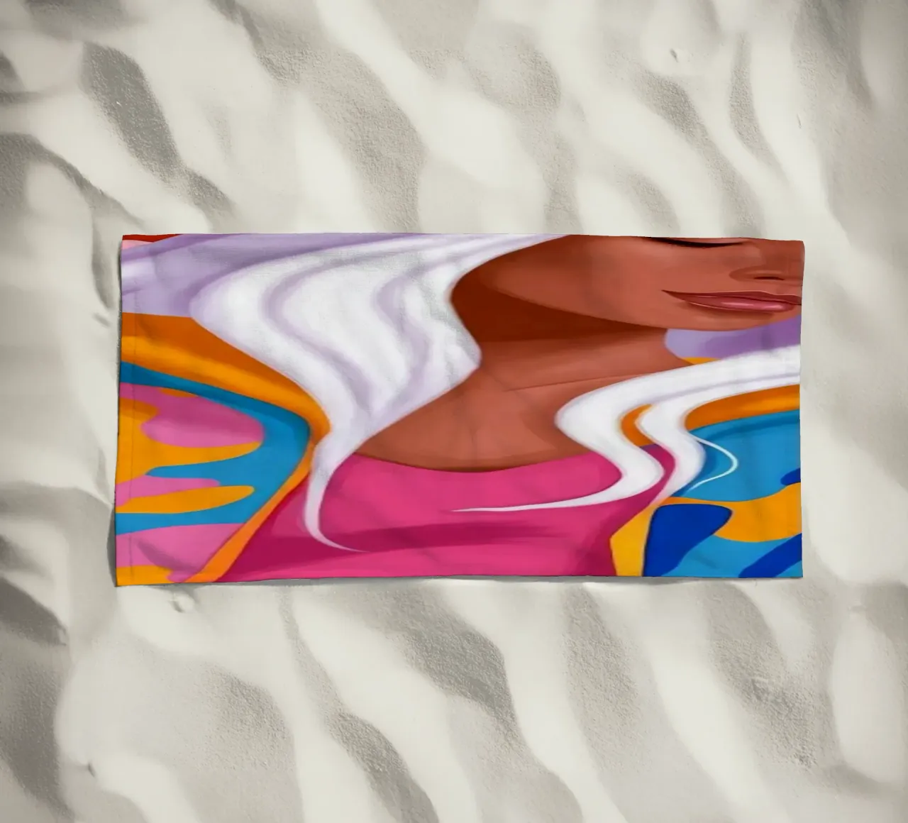 Libertà di flusso alla moda telo mare da Veiled Canvas