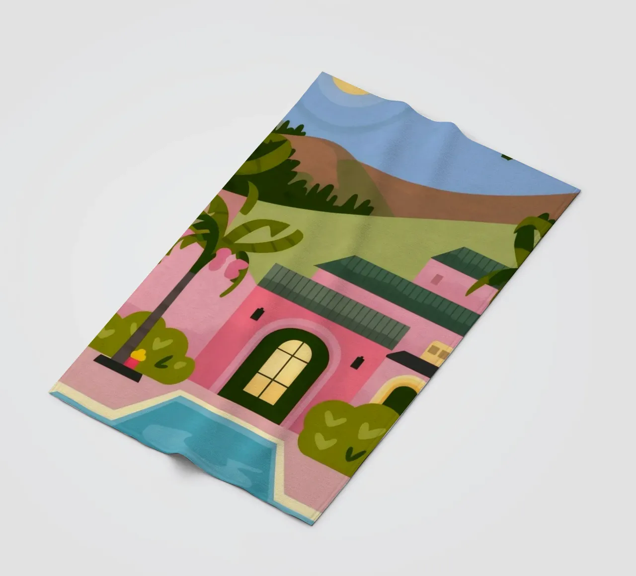 Tranquil Villa Vista coperta in pile da Veiled Canvas