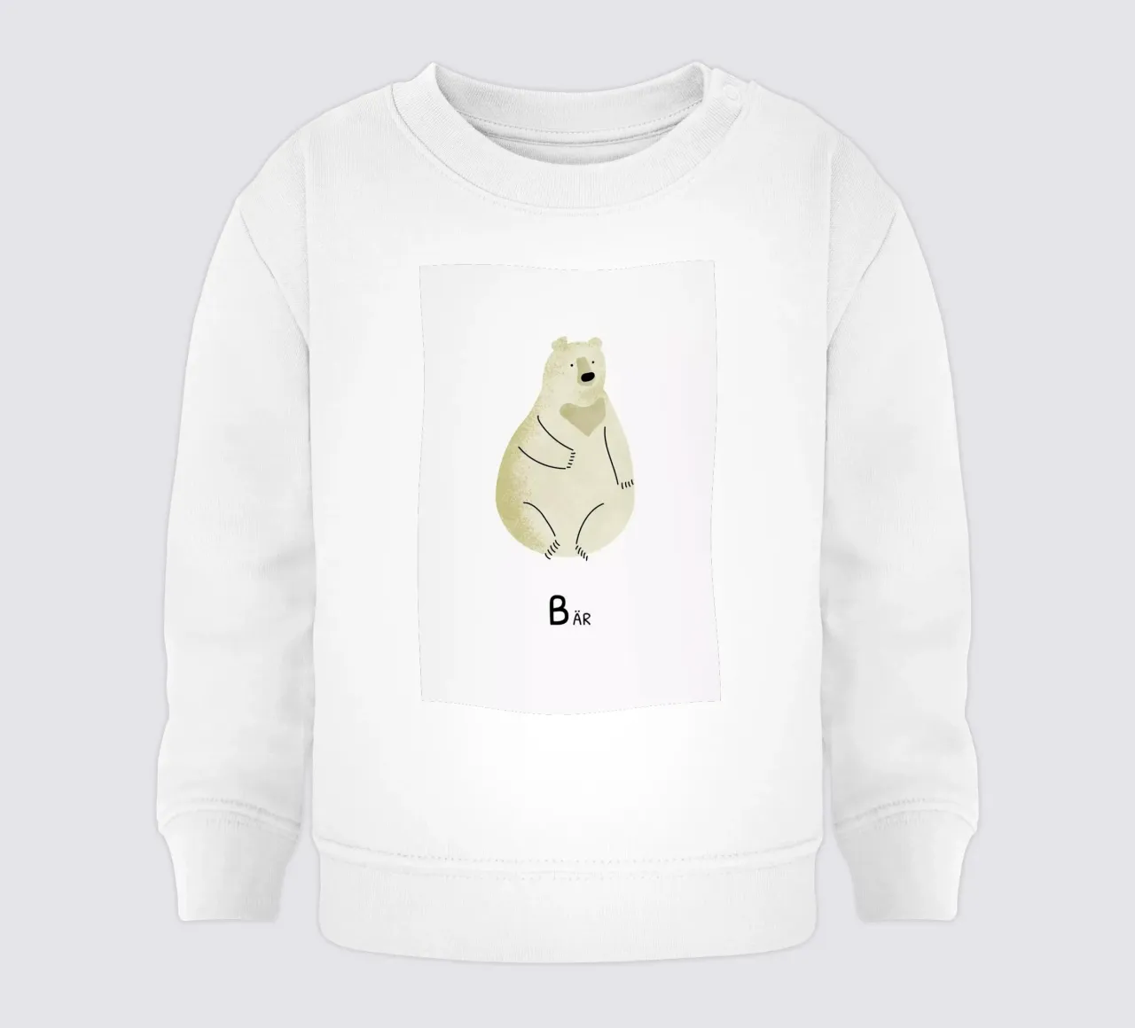 Bär sudadera de bebé de Little Flourishes