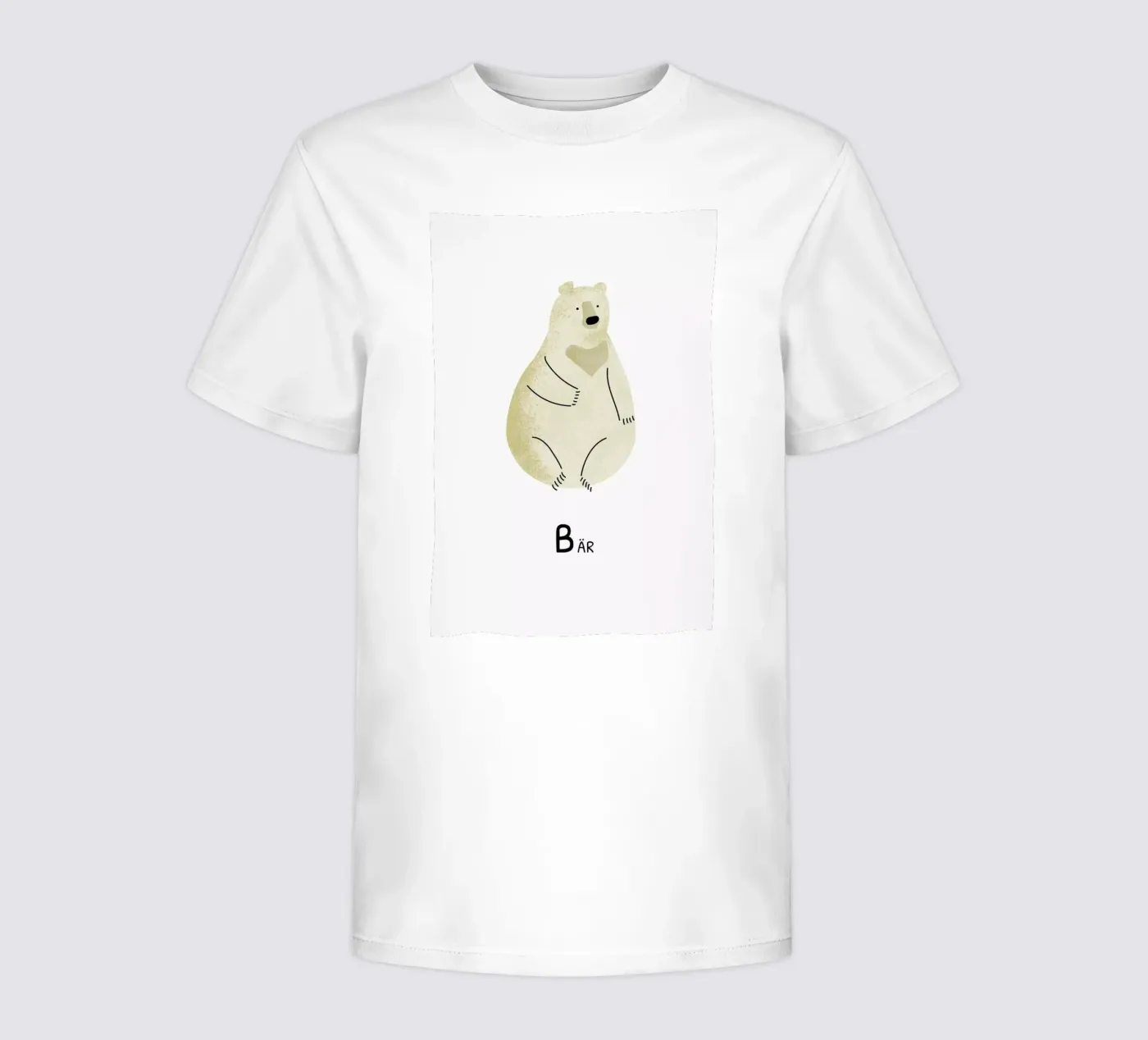 Bär t-shirt bambini da Little Flourishes