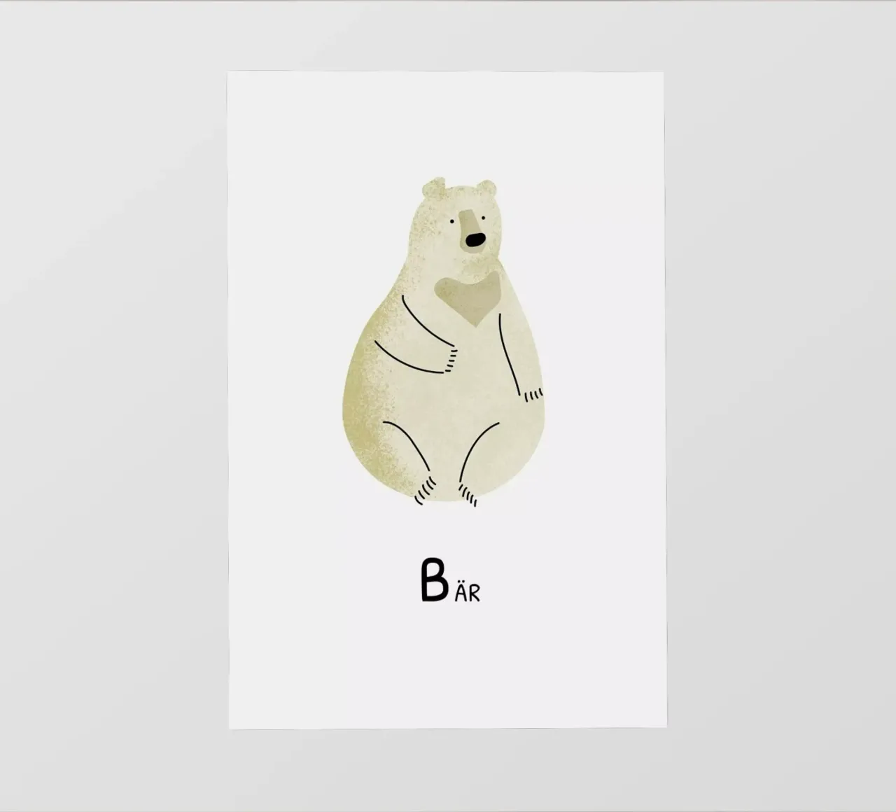 Bär pellicola backlit da Little Flourishes