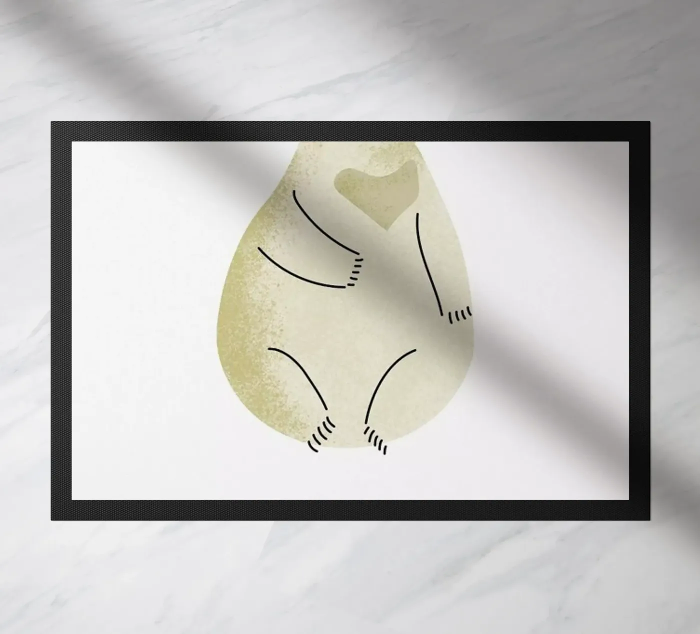 Bär Fußmatte von Little Flourishes