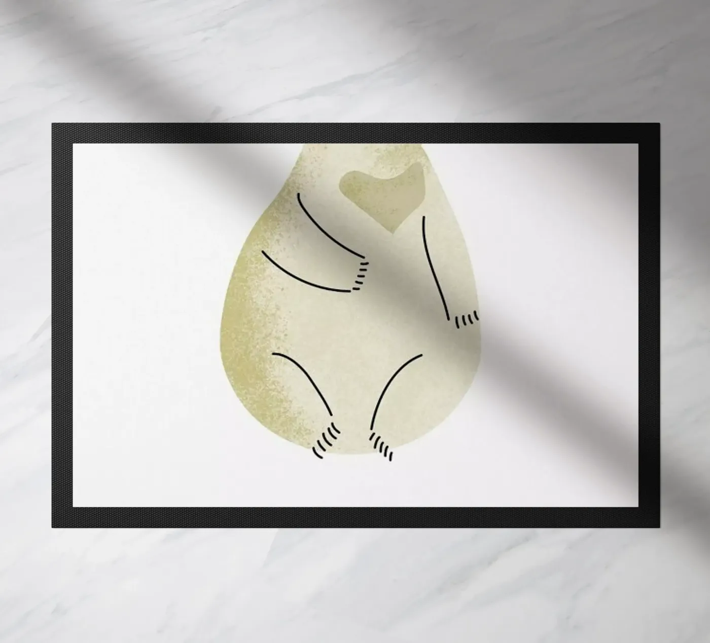 Bär doormat by Little Flourishes