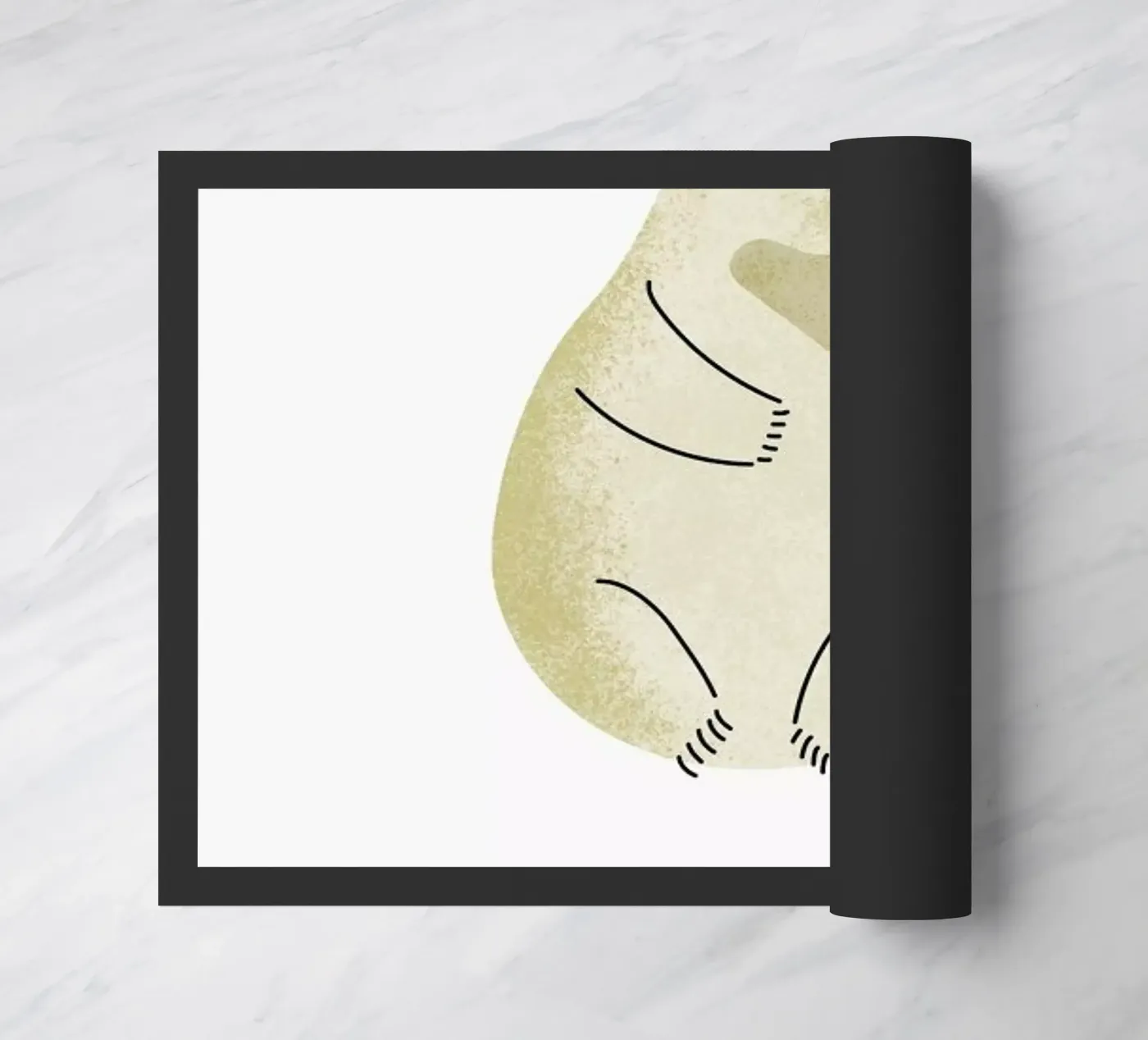 Bär Fußmatte von Little Flourishes