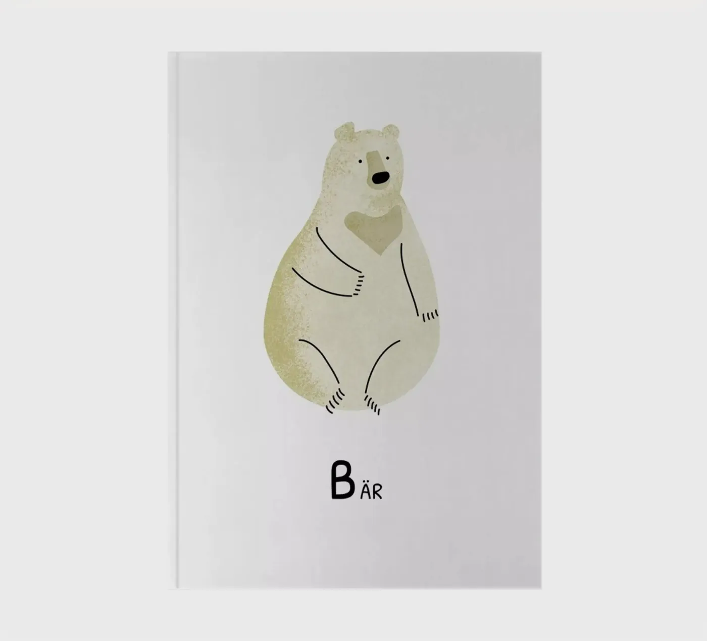 Bär notebook by Little Flourishes