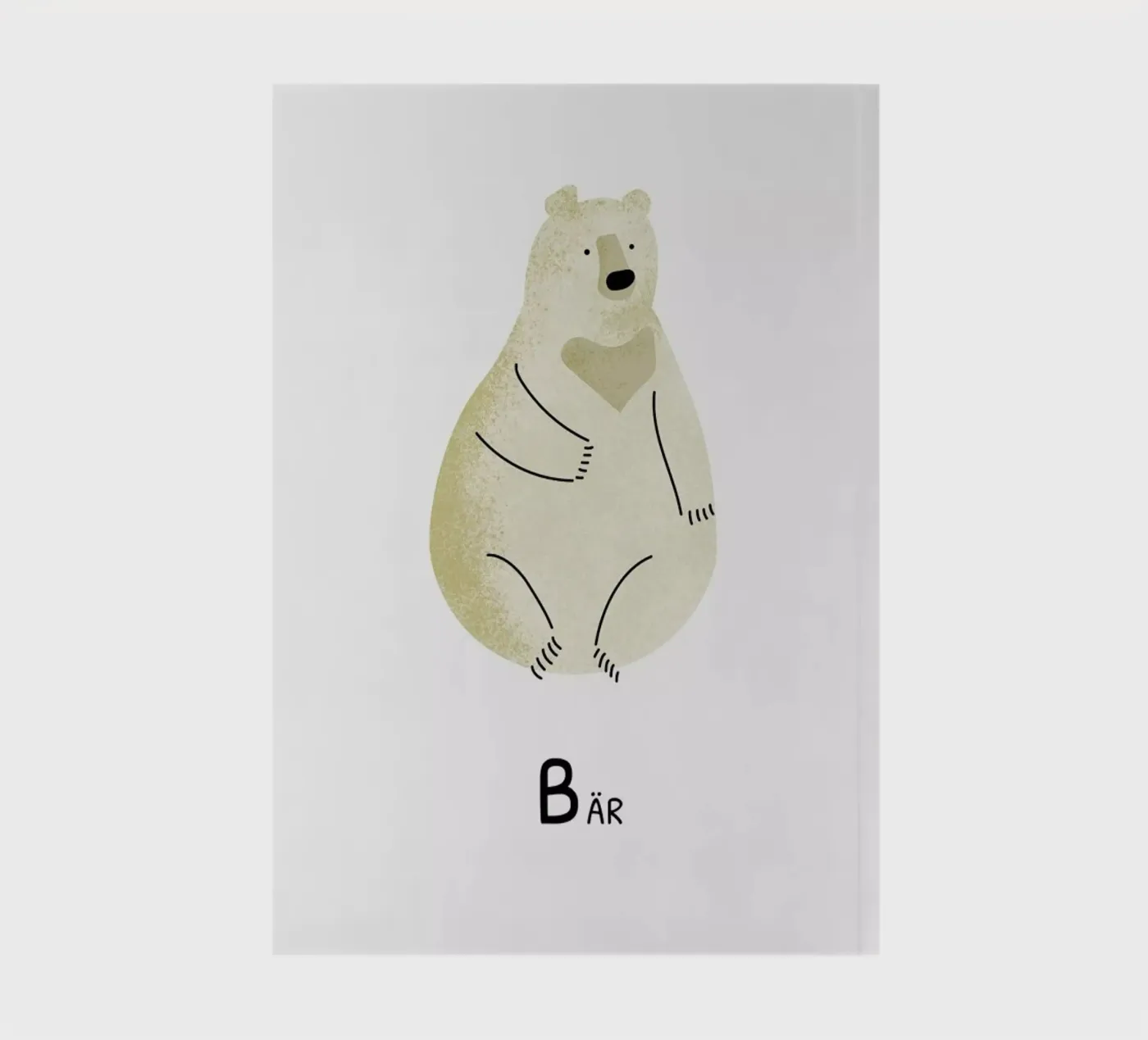 Bär notebook by Little Flourishes