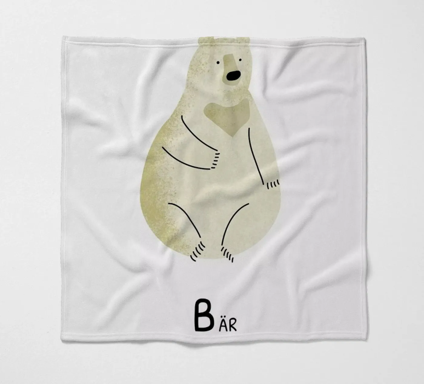 Bär Fleecedecke von Little Flourishes