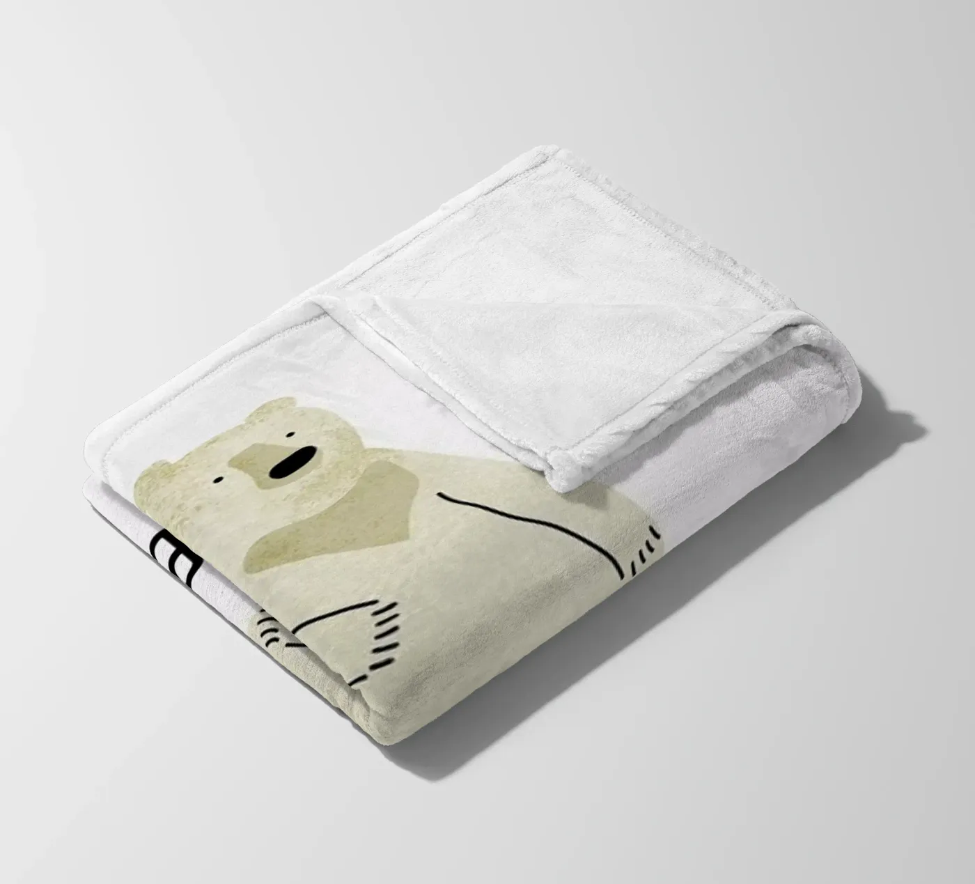 Bär Fleecedecke von Little Flourishes