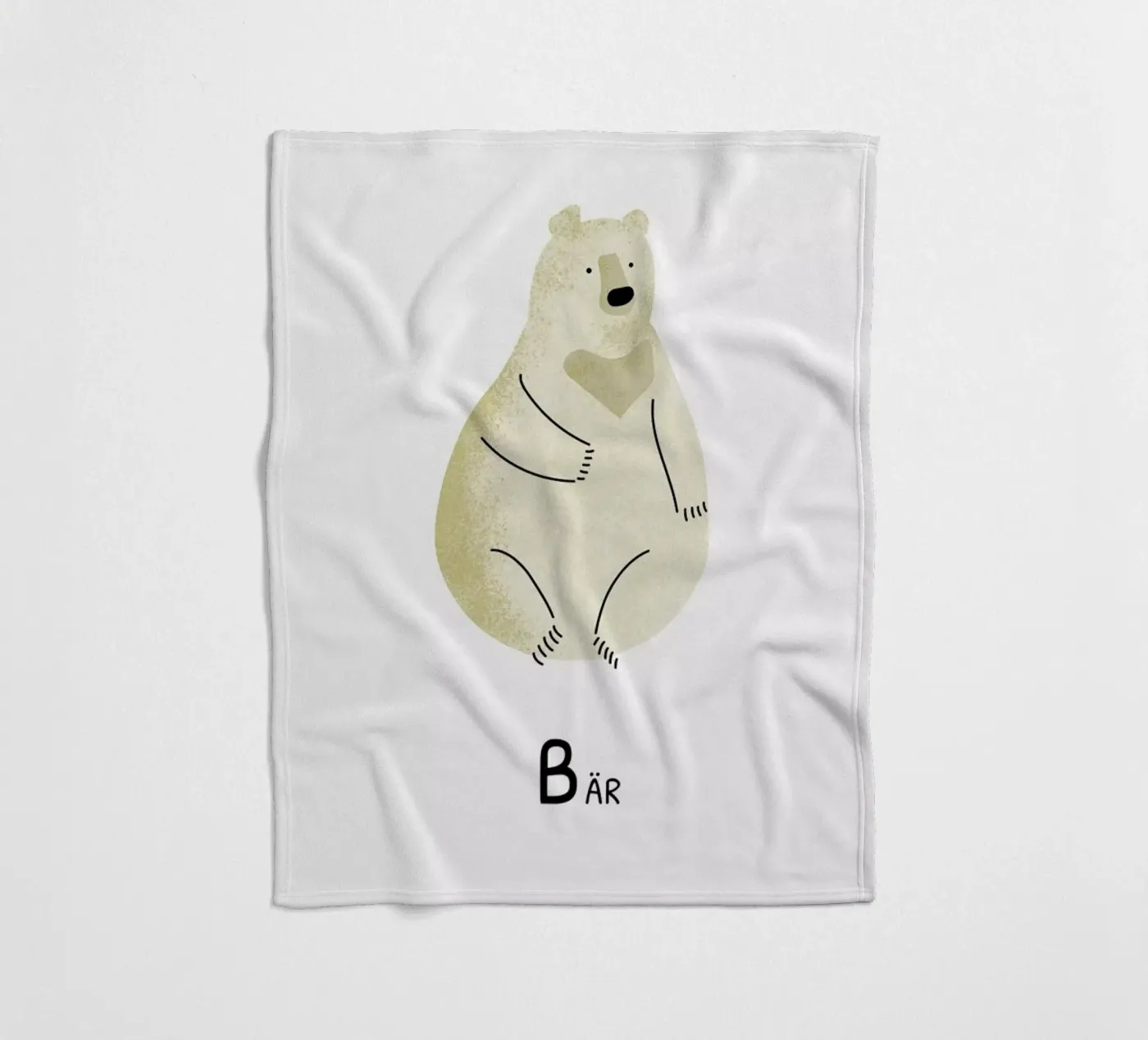 Bär Fleecedecke von Little Flourishes
