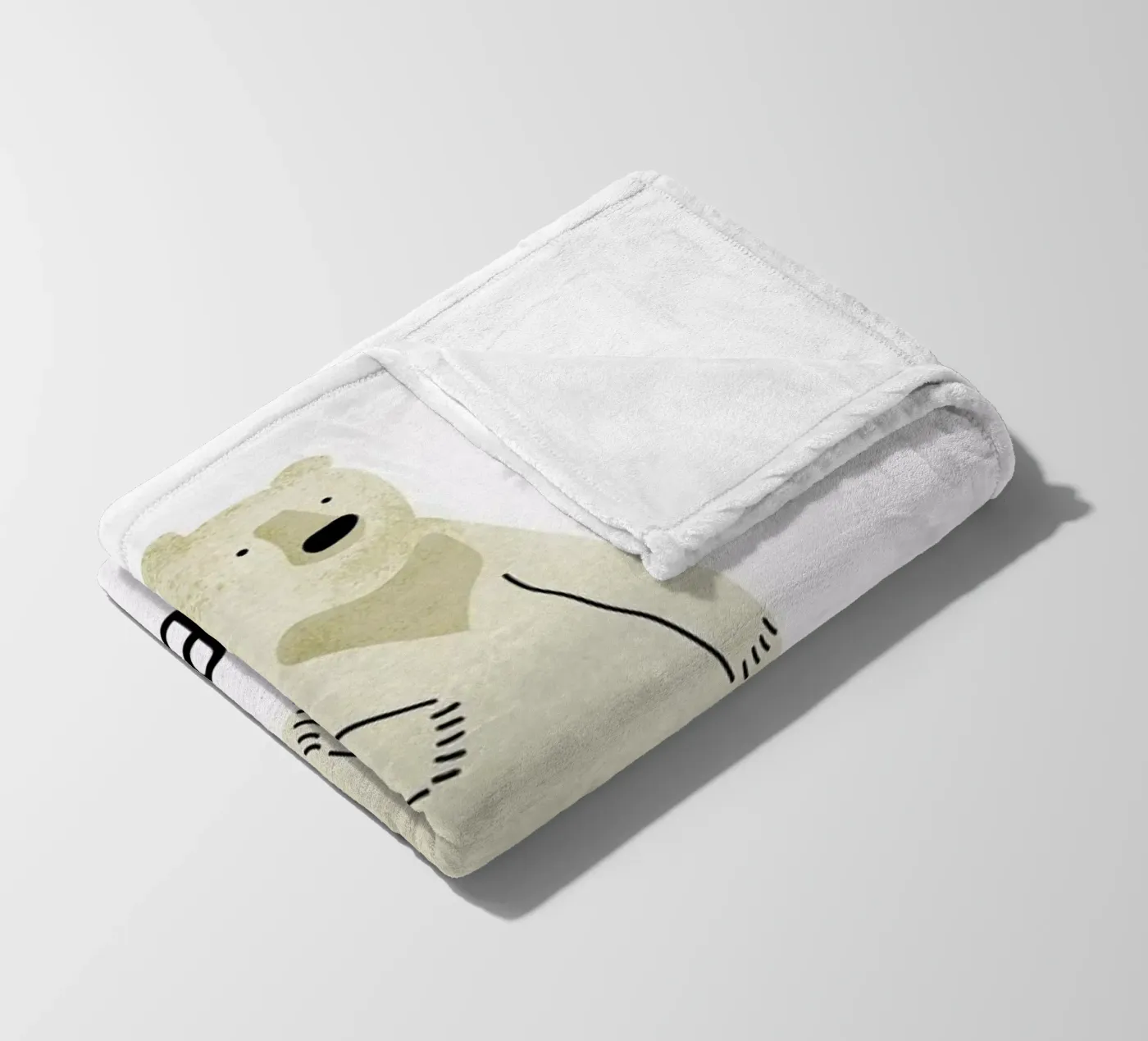 Bär Fleecedecke von Little Flourishes