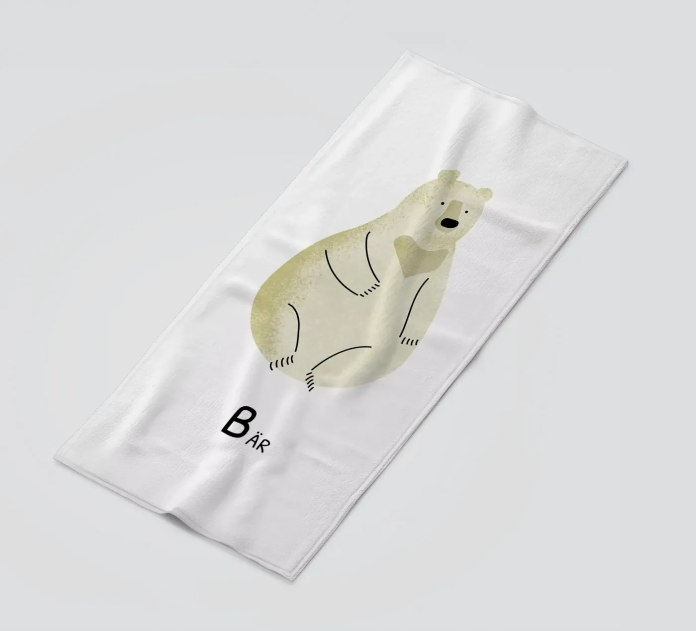 Bär Strandtuch von Little Flourishes