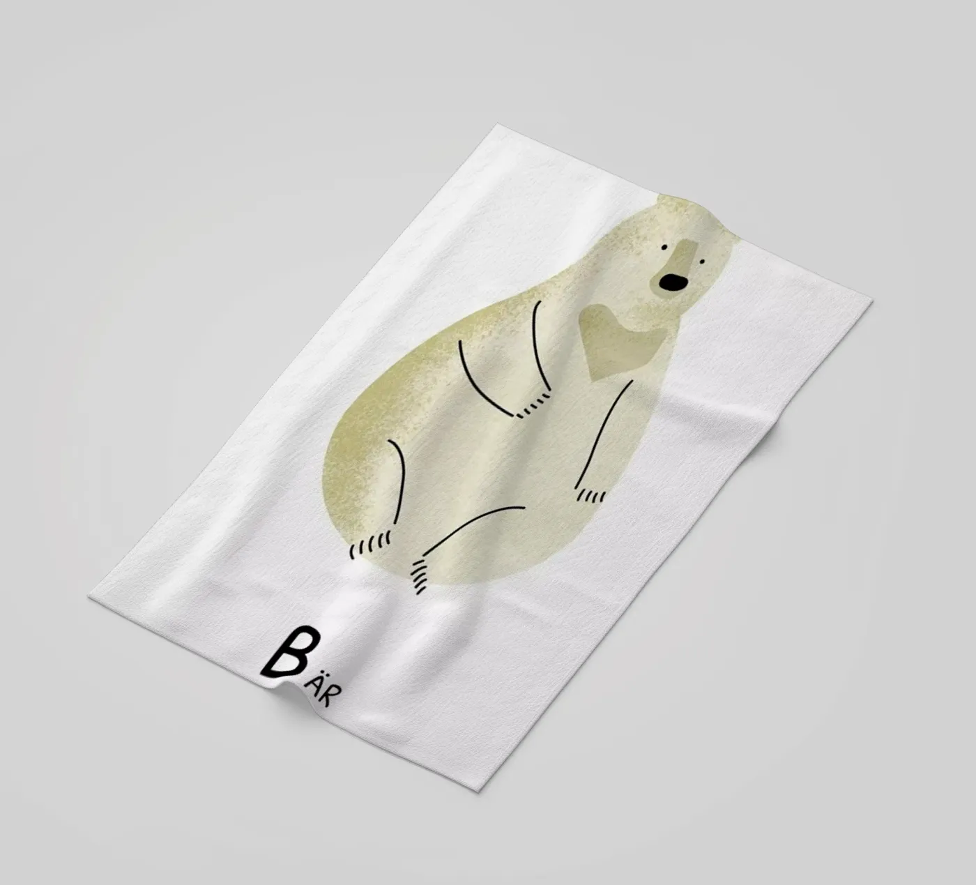 Bär Strandtuch von Little Flourishes