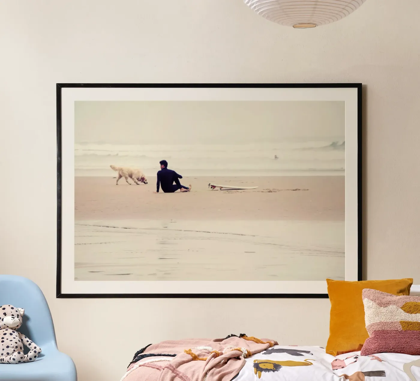 Beach Yoga poster da Ingrid Beddoes