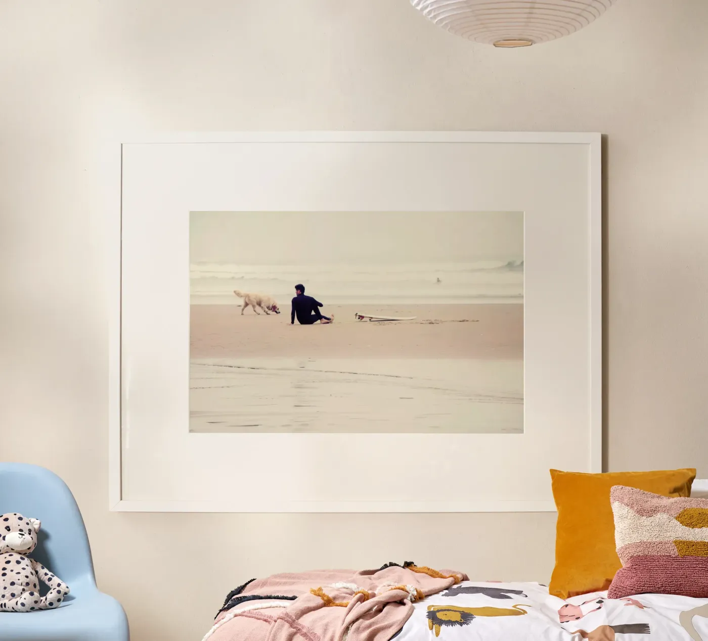 Beach Yoga poster da Ingrid Beddoes