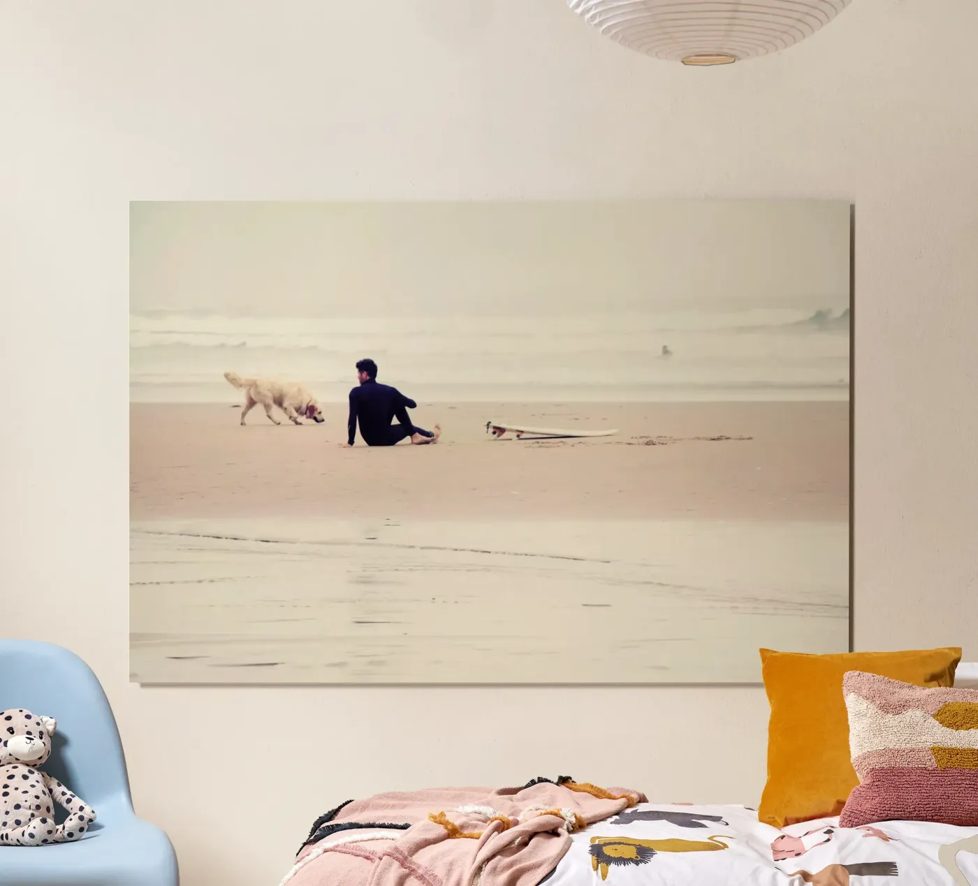 Beach Yoga poster da Ingrid Beddoes