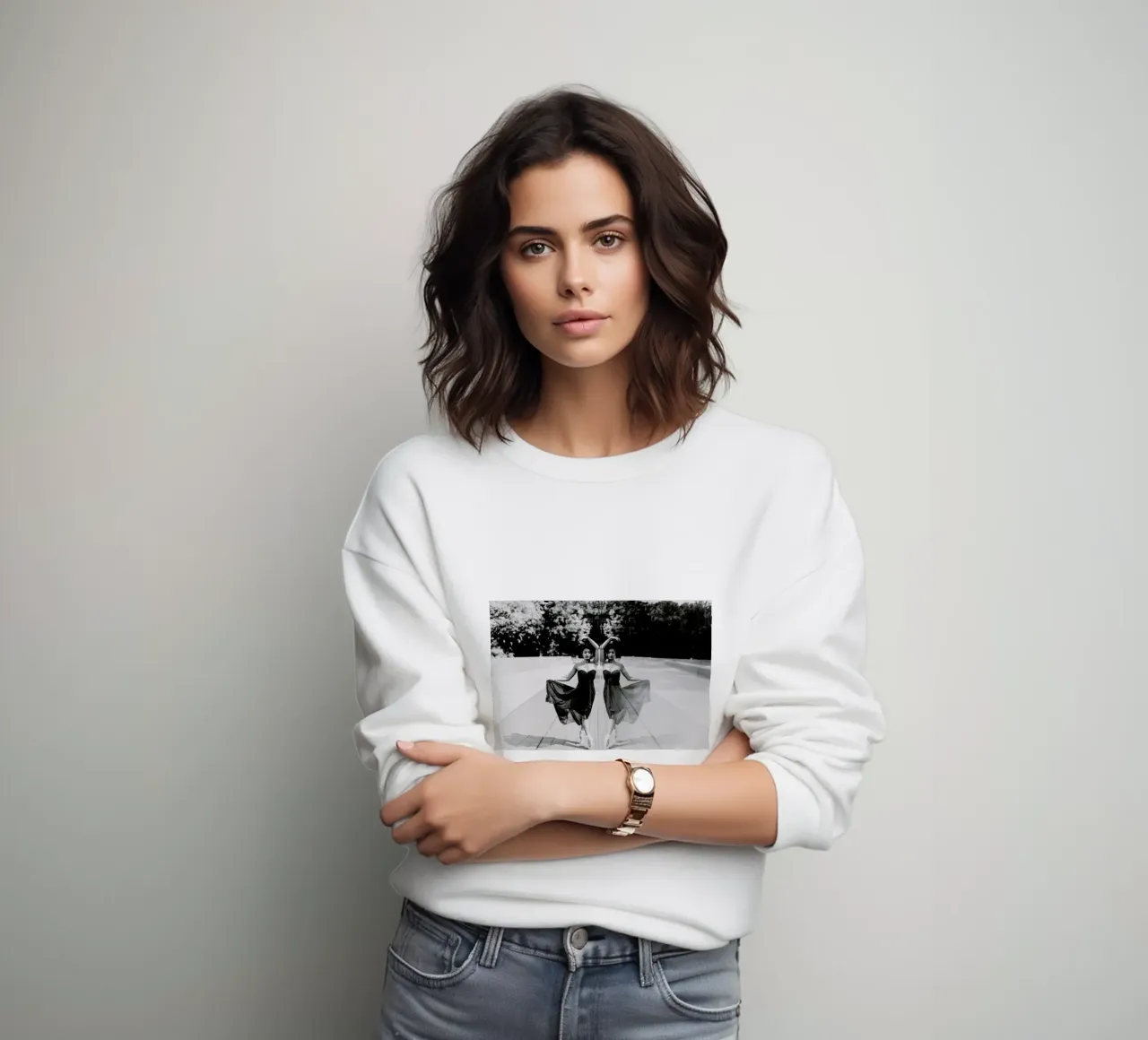 Perfect Symmetry felpa da Runway Collective