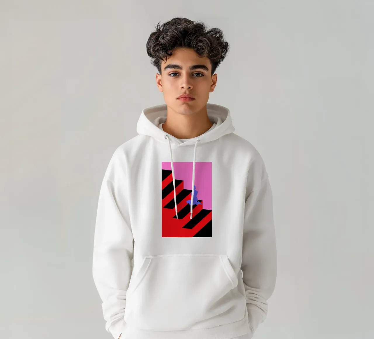 The Wait felpa con cappuccio da La Come Di