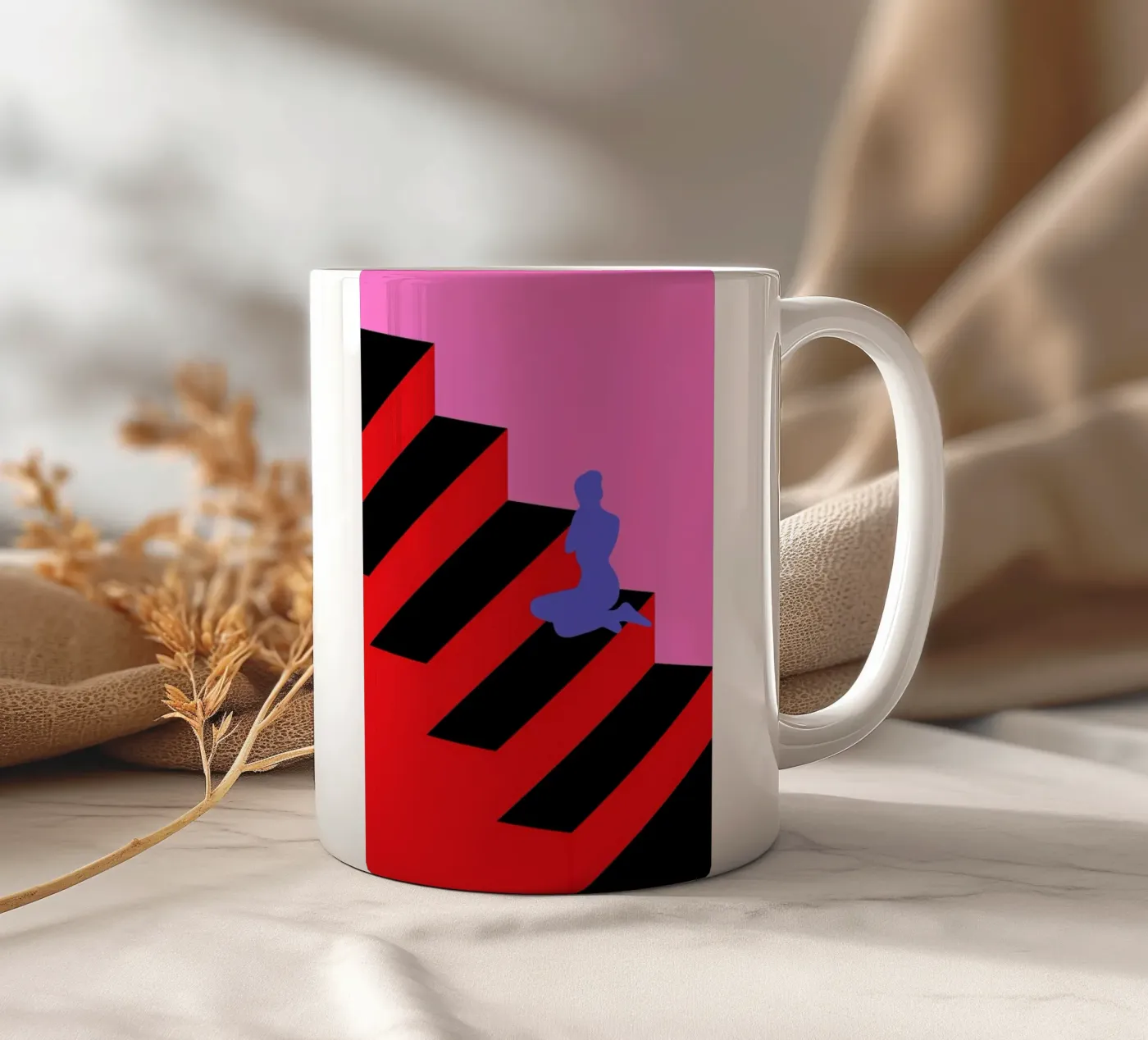 The Wait ceramic mug by La Come Di
