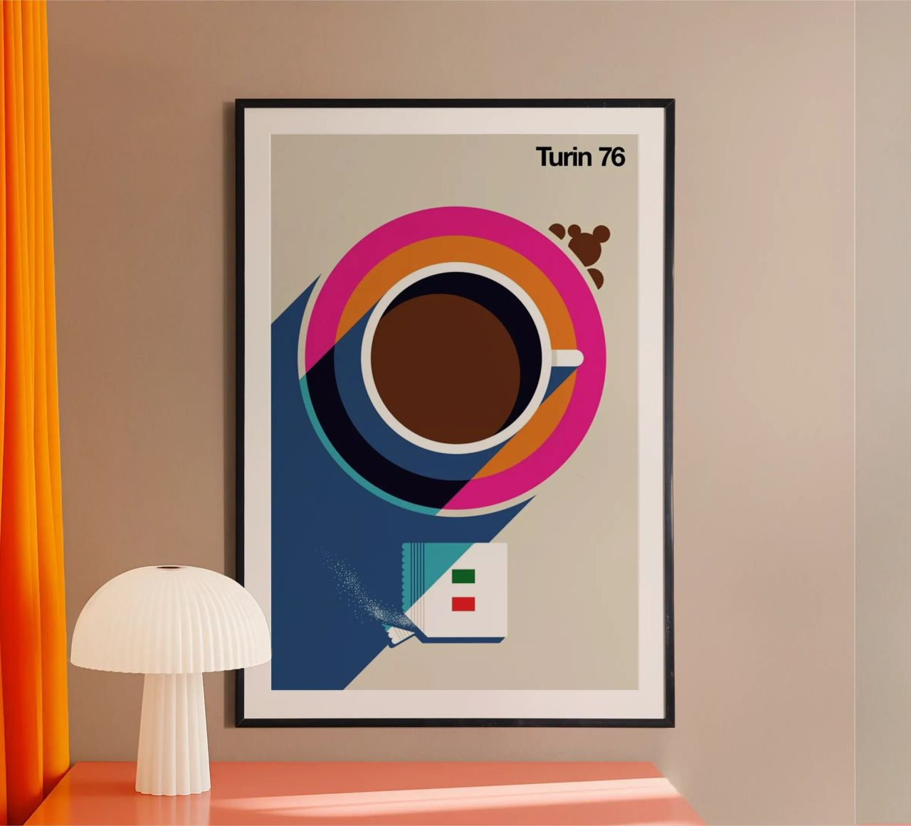 Turin 76 Poster von Bo Lundberg