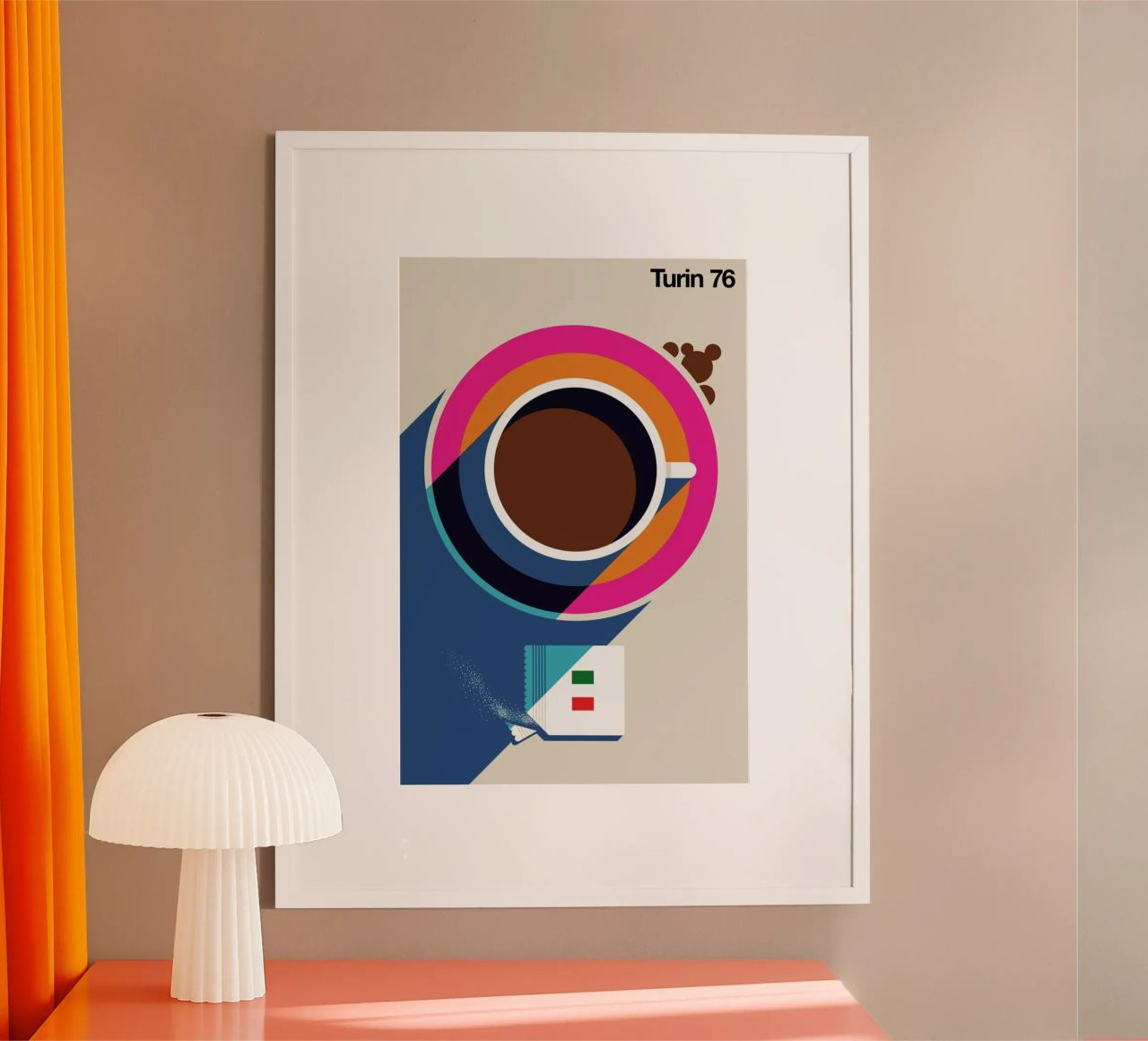 Turin 76 Poster von Bo Lundberg