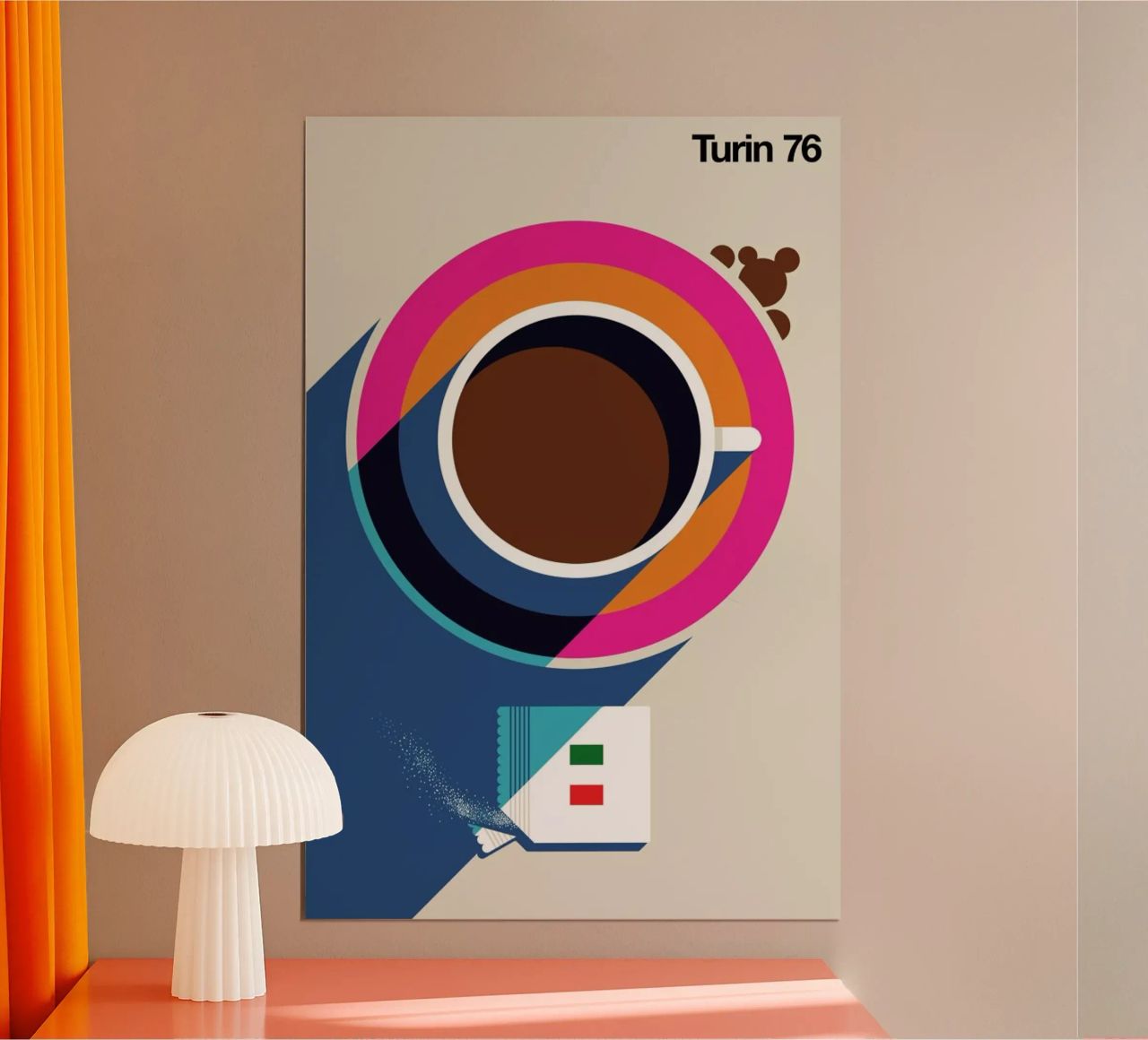 Turin 76 Poster von Bo Lundberg