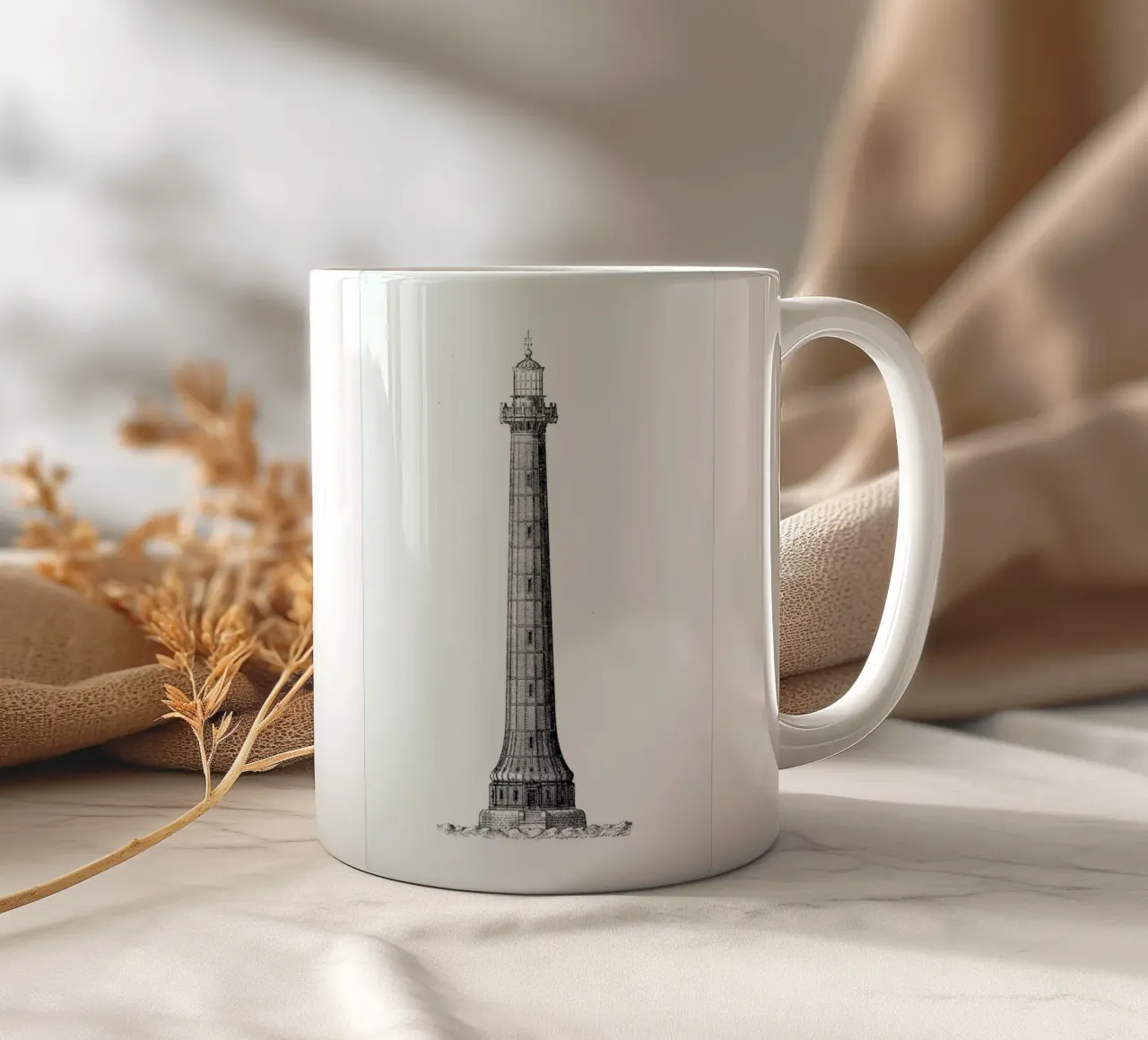Lighthouse tazza in ceramica da Flora & Fauna