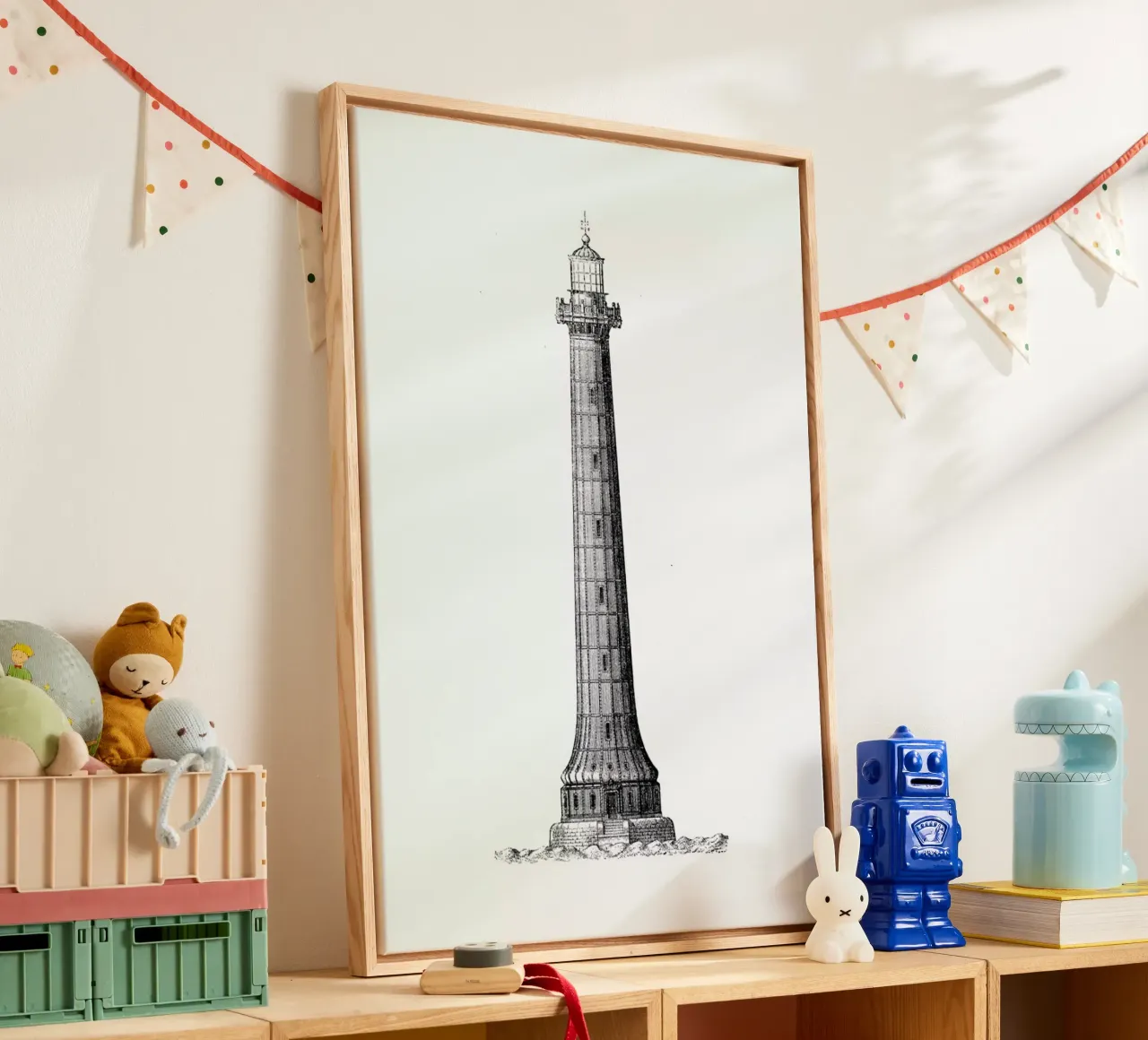 Lighthouse canvas by Flora & Fauna
