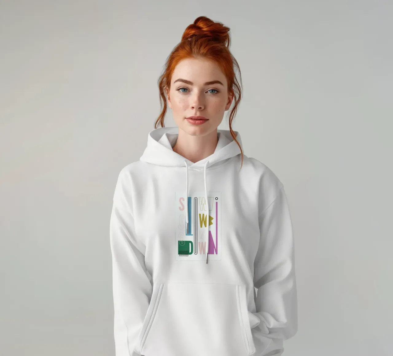 Slow Down Hoodie von Linda Gobeta