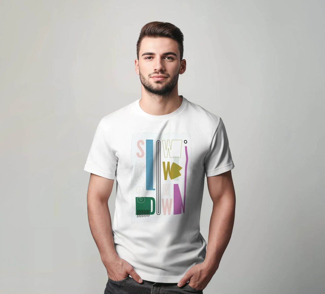 Slow Down t-shirt da Linda Gobeta