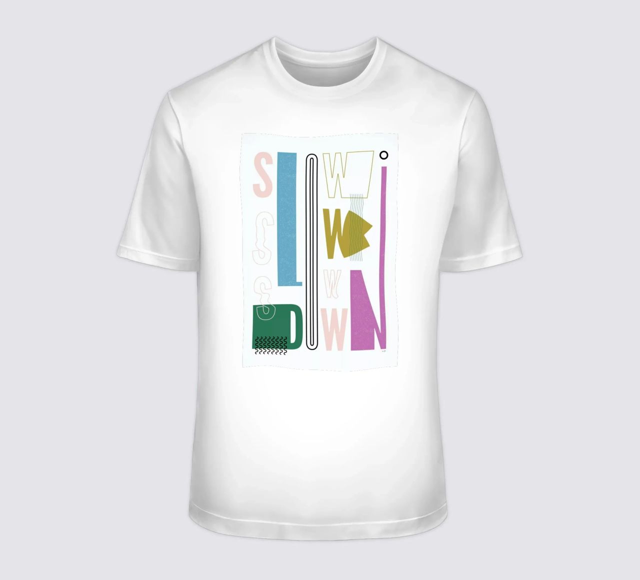 Slow Down t-shirt da Linda Gobeta