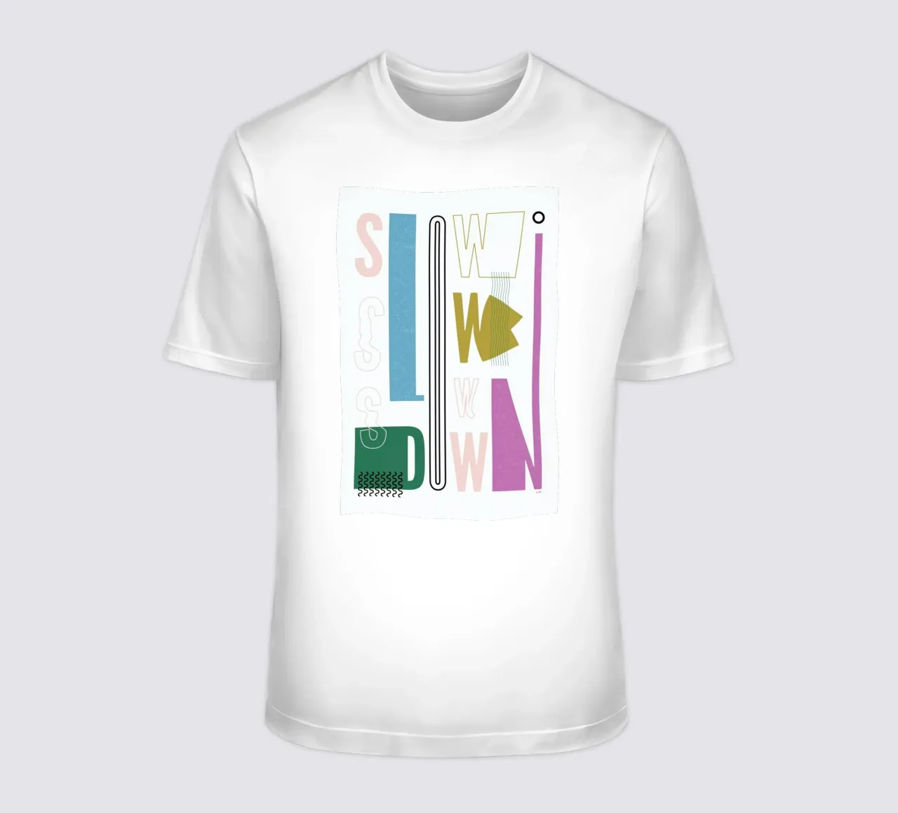 Slow Down t-shirt da Linda Gobeta