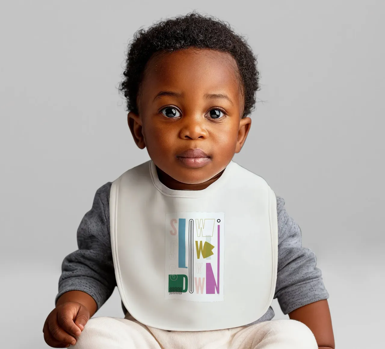 Slow Down Babylätzchen von Linda Gobeta